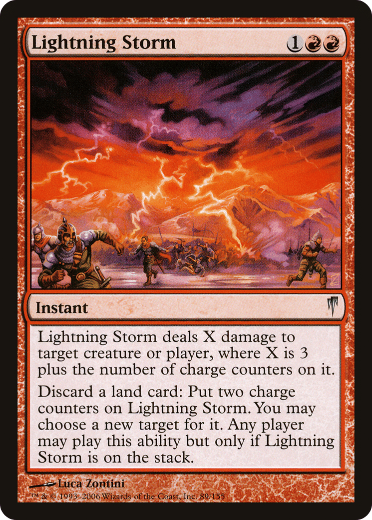 Lightning Storm — Coldsnap — Magic: The Gathering