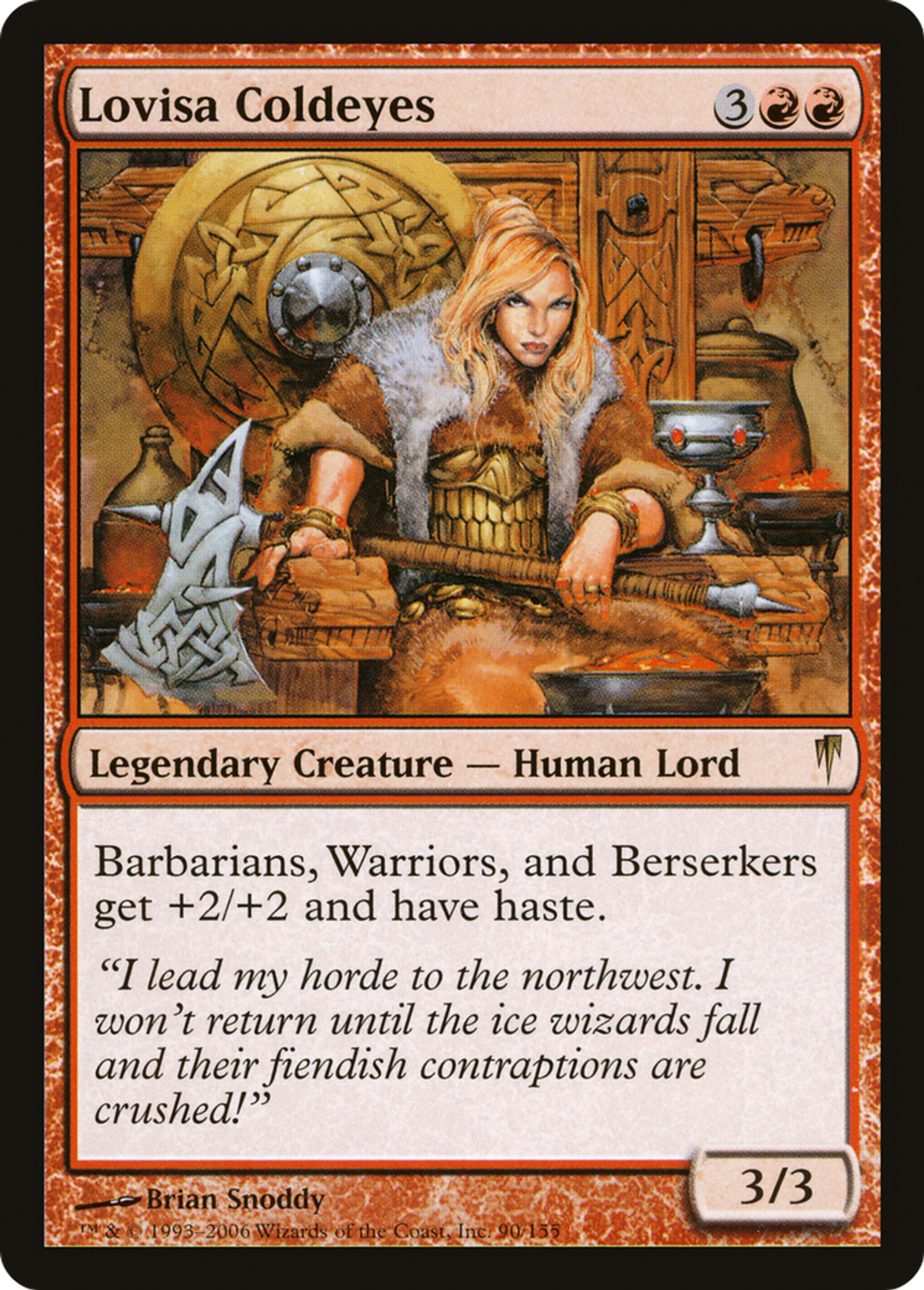 Lovisa Coldeyes — Coldsnap — Magic: The Gathering