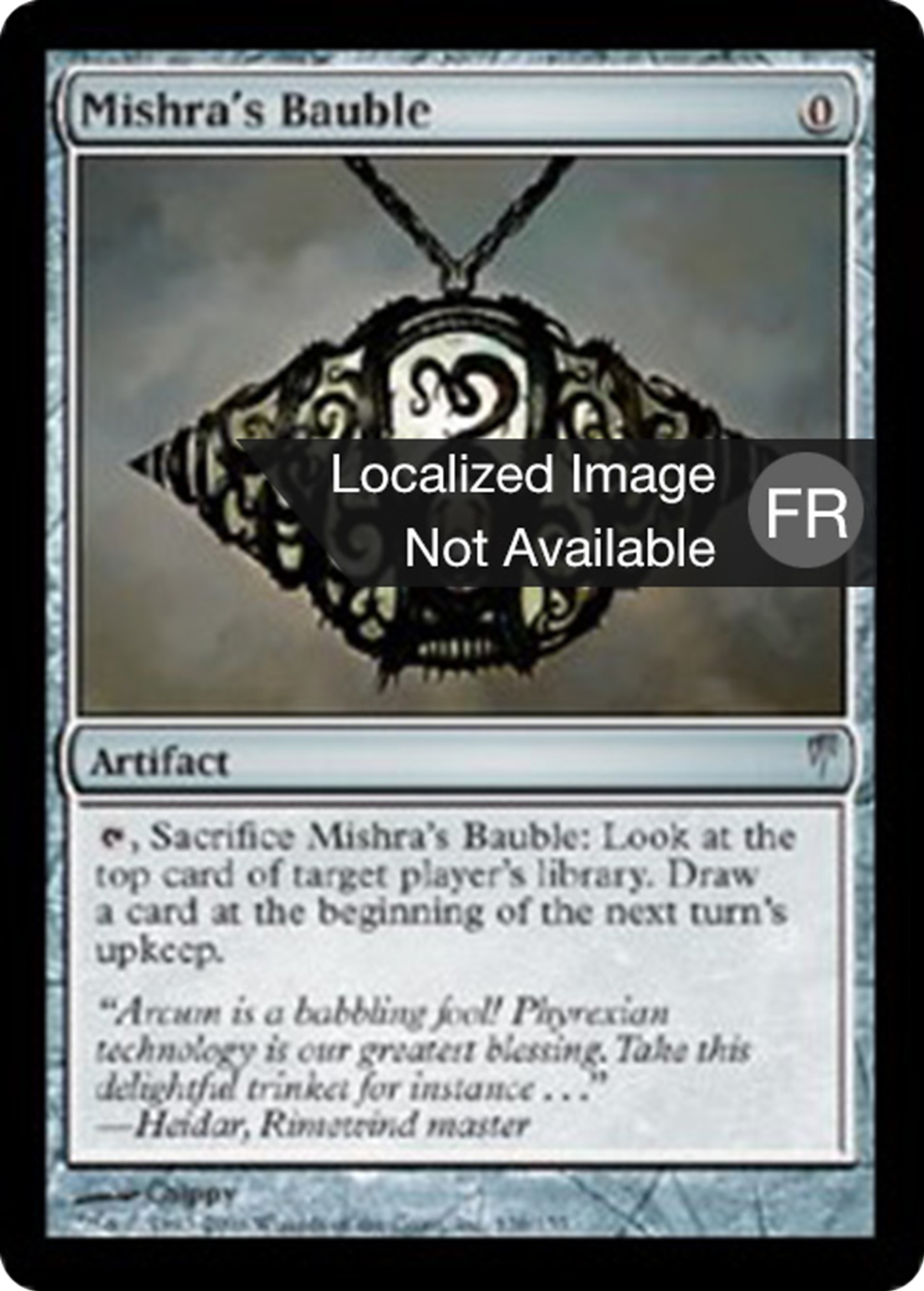 Babiole de Mishra — Coldsnap — Magic: The Gathering