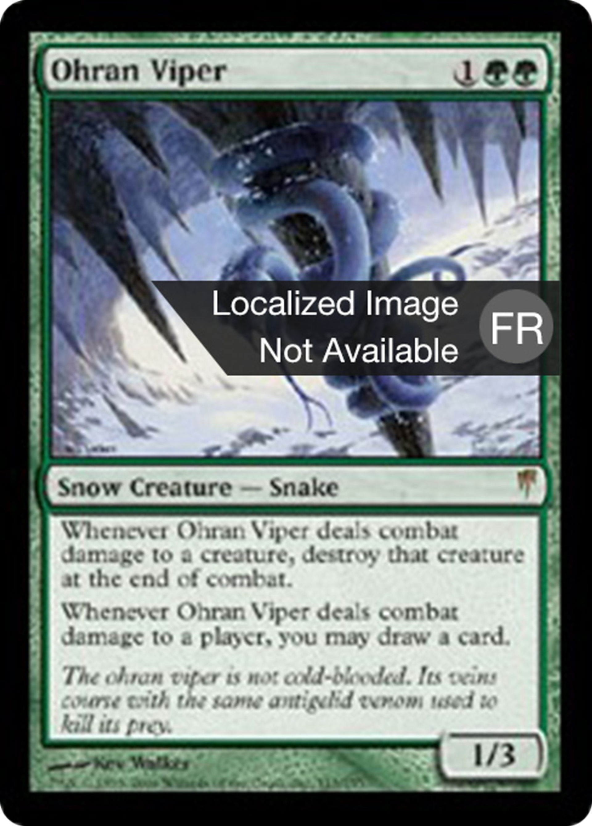 Vipère d'Ohran — Coldsnap — Magic: The Gathering
