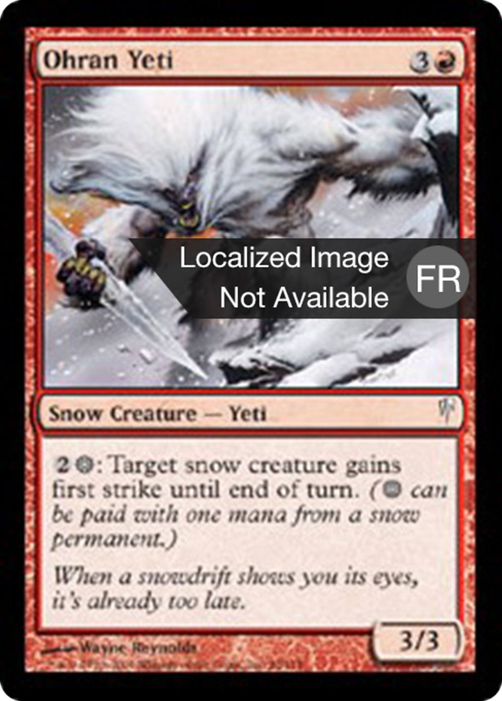 Yeti d'Ohran — Coldsnap — Magic: The Gathering