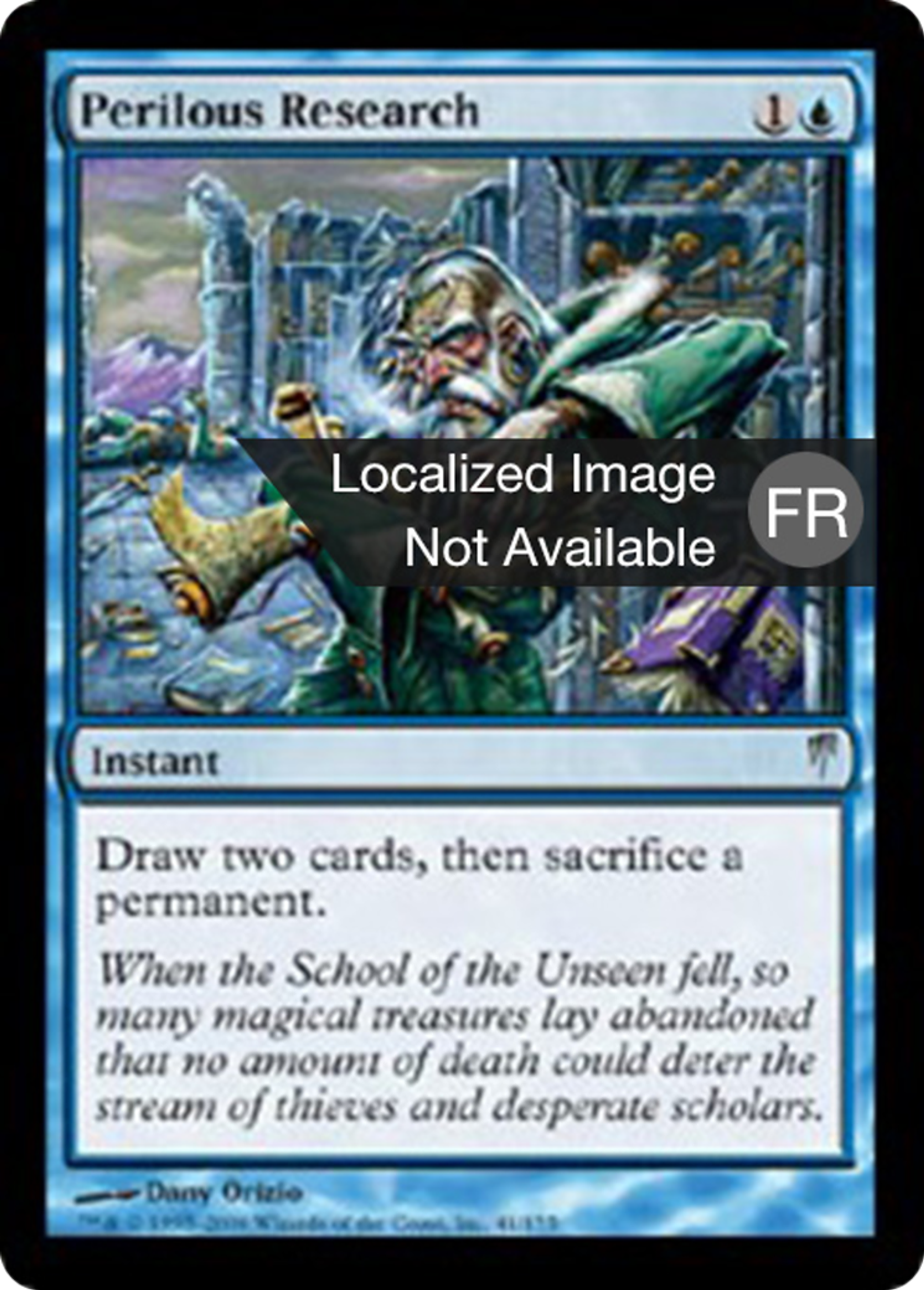 Recherche périlleuse — Coldsnap — Magic: The Gathering