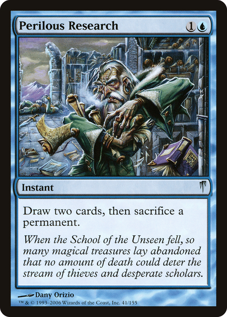 Perilous Research — Coldsnap — Magic: The Gathering