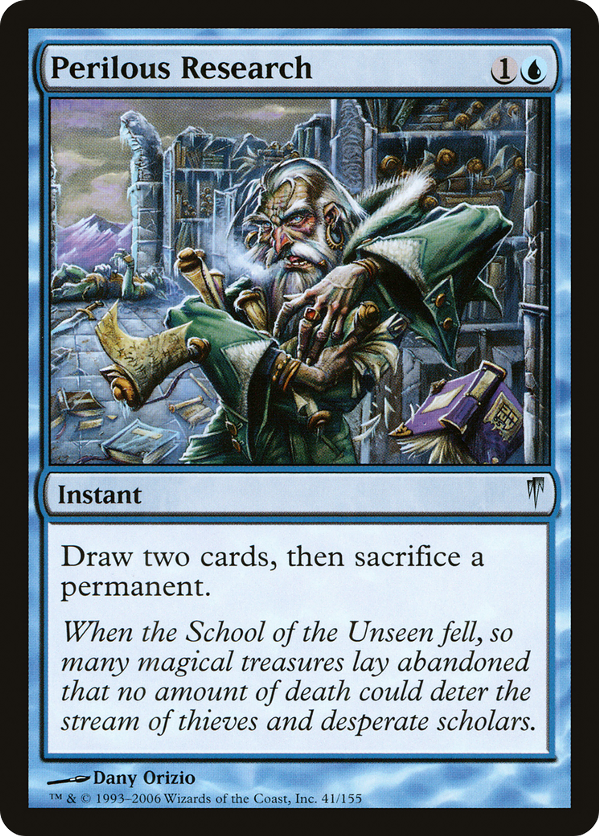 Perilous Research — Coldsnap — Magic: The Gathering