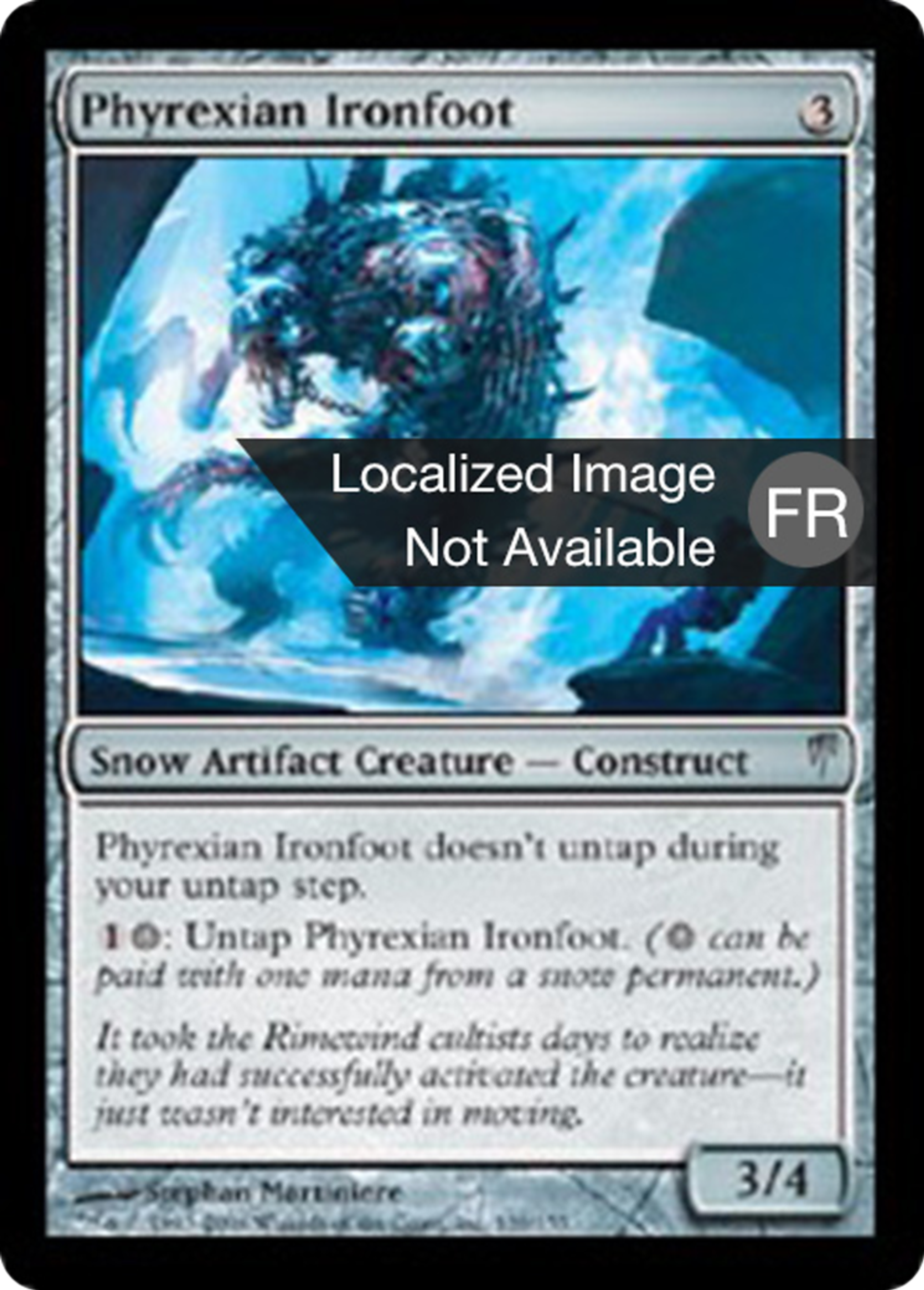 Piédefer phyrexian — Coldsnap — Magic: The Gathering