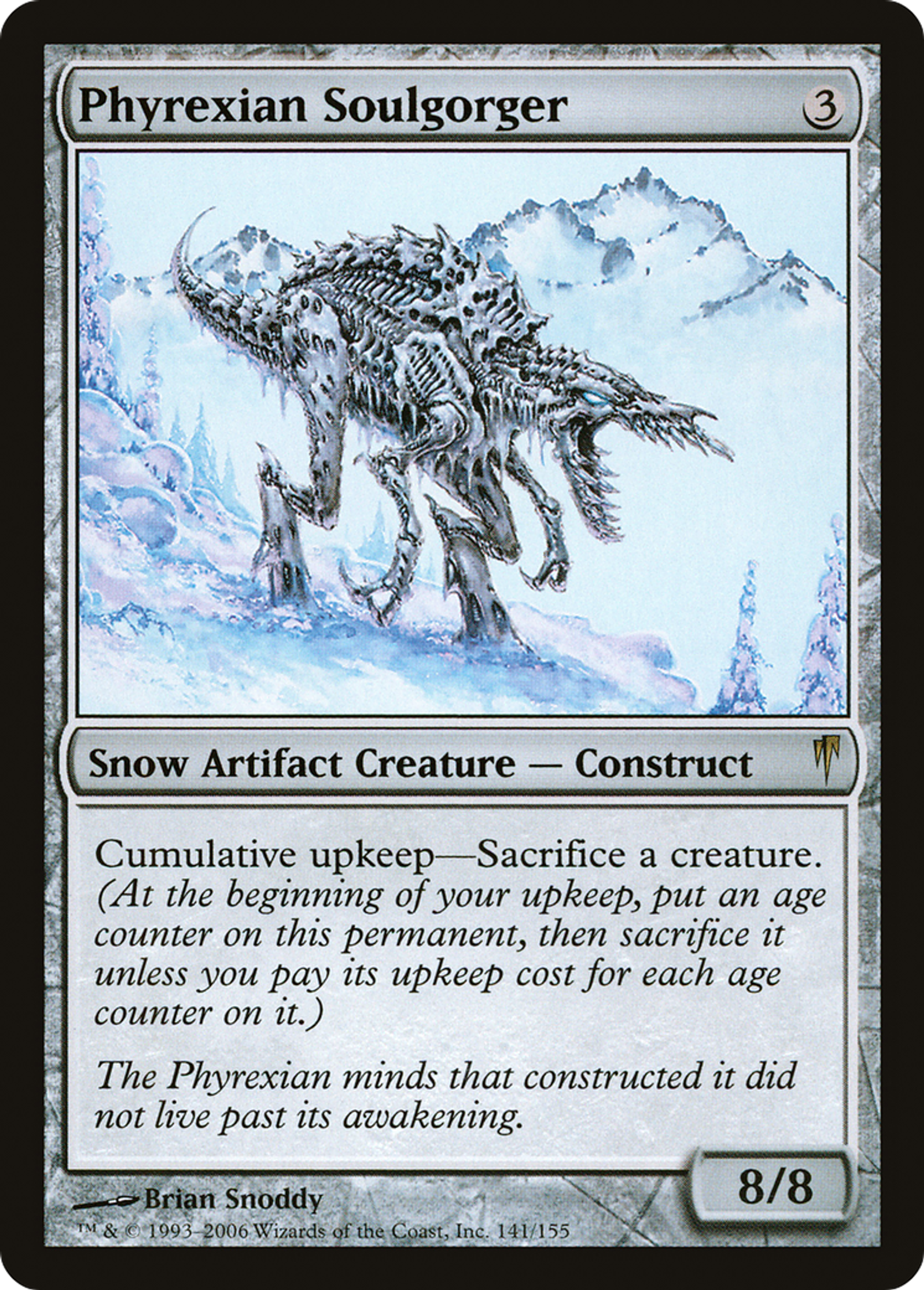 Phyrexian Soulgorger — Coldsnap — Magic: The Gathering