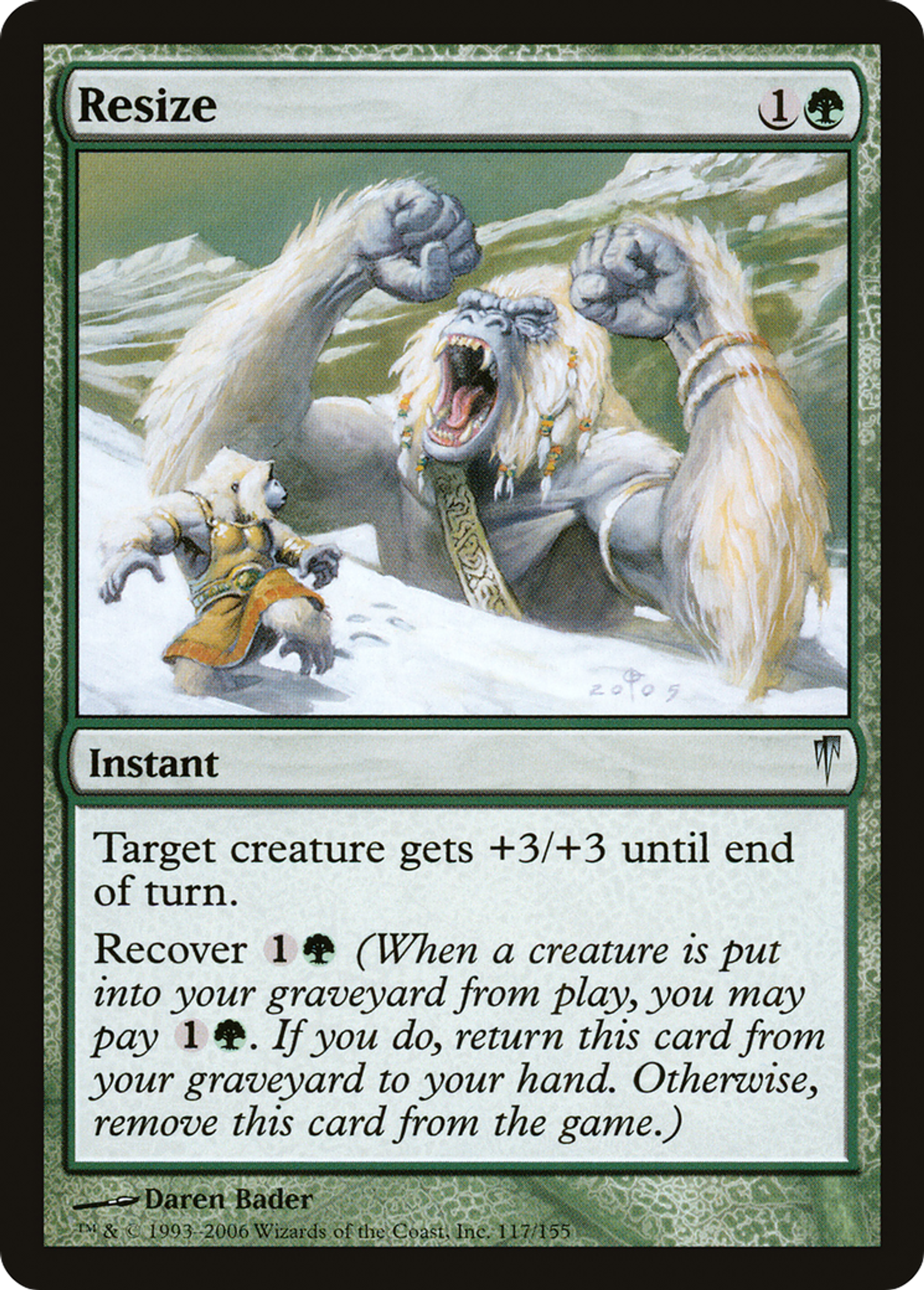 Resize — Coldsnap — Magic: The Gathering