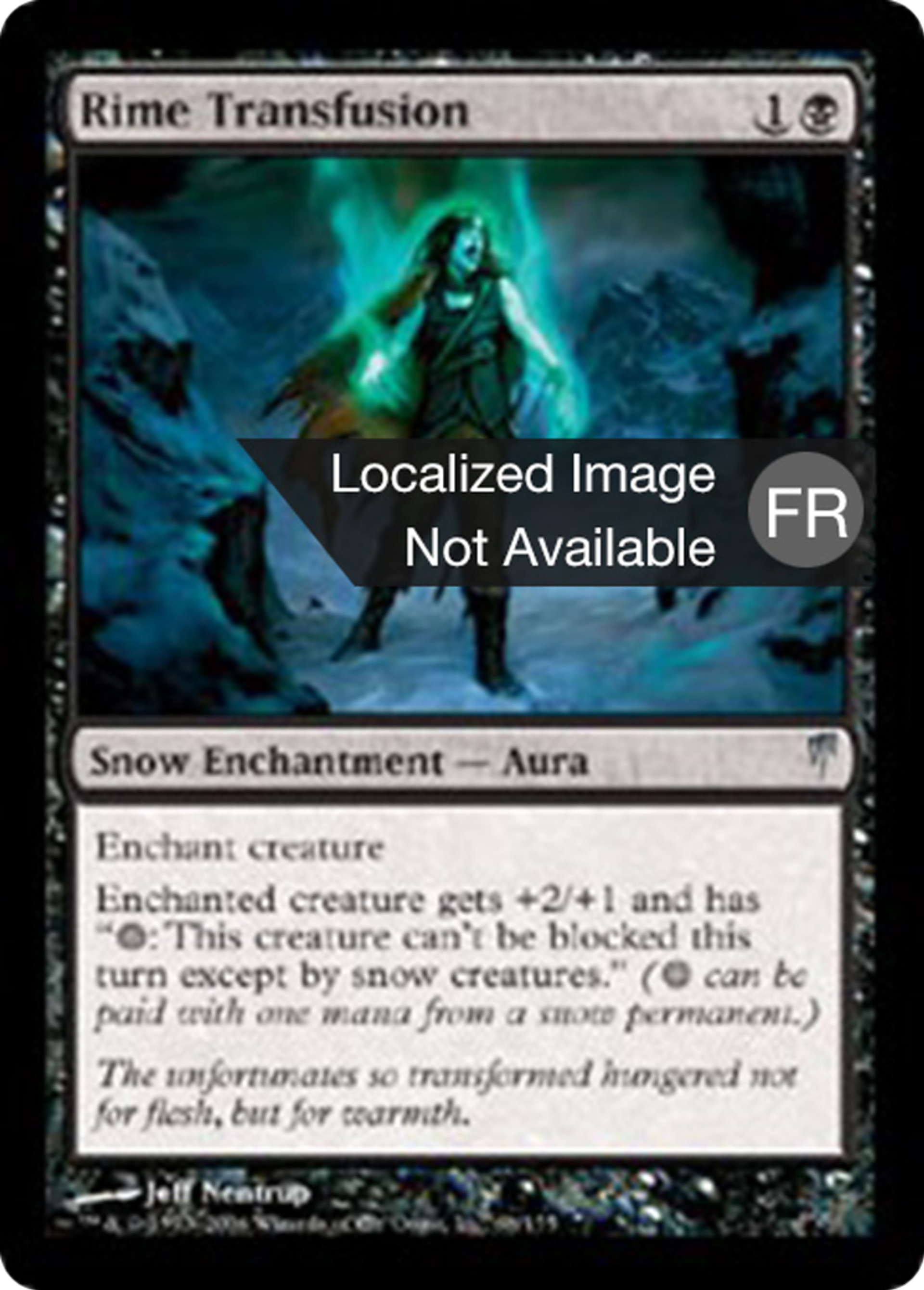 Transfusion de givre — Coldsnap — Magic: The Gathering