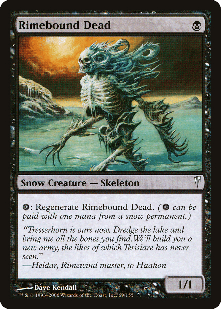 Rimebound Dead — Coldsnap — Magic: The Gathering