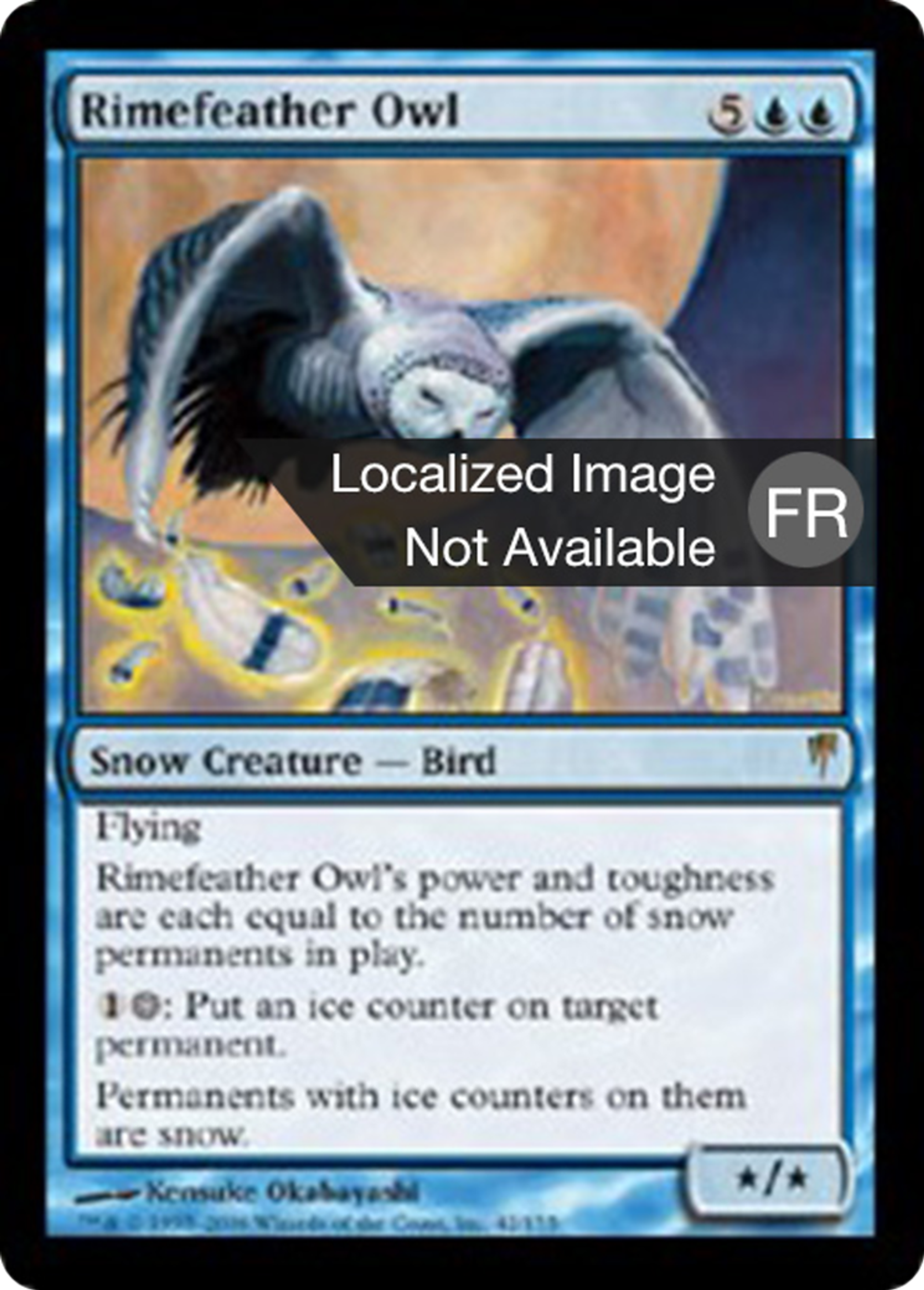 Hibou plumegivre — Coldsnap — Magic: The Gathering