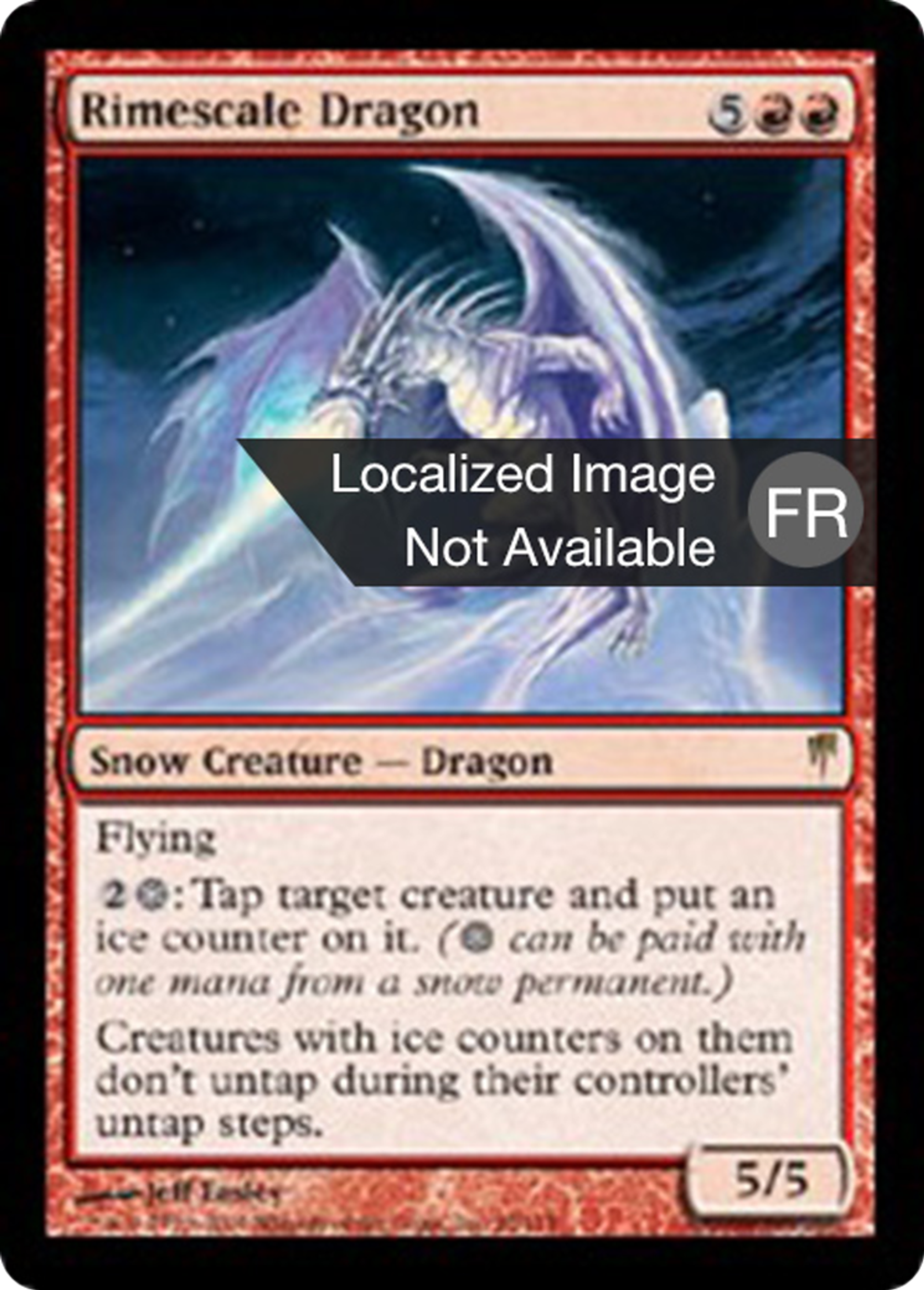 Dragon à écailles de givre — Coldsnap — Magic: The Gathering