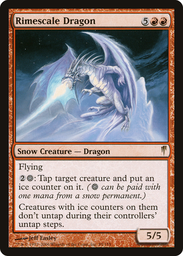 Rimescale Dragon — Coldsnap — Magic: The Gathering