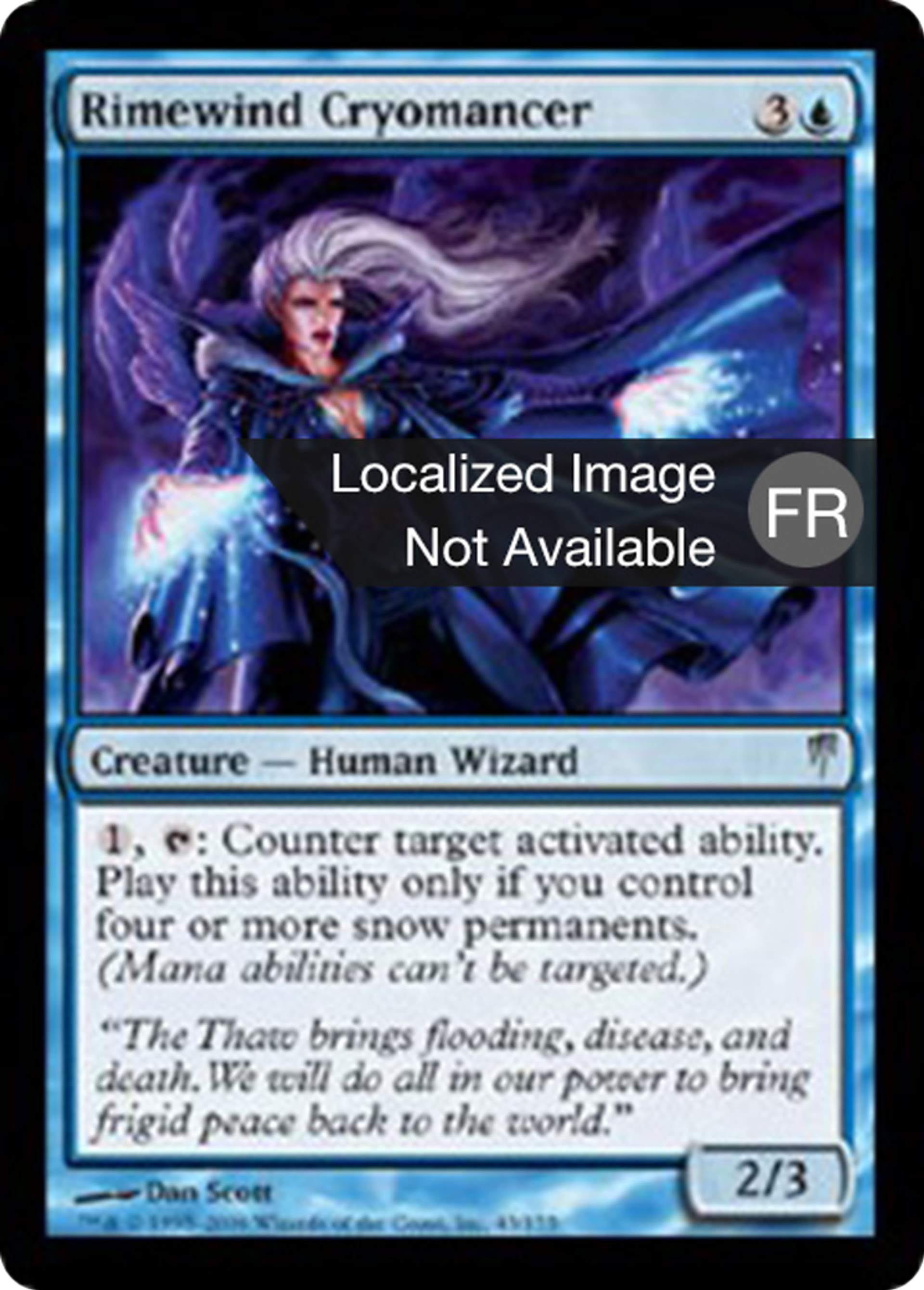 Cryomancienne de Soufflegivre — Coldsnap — Magic: The Gathering