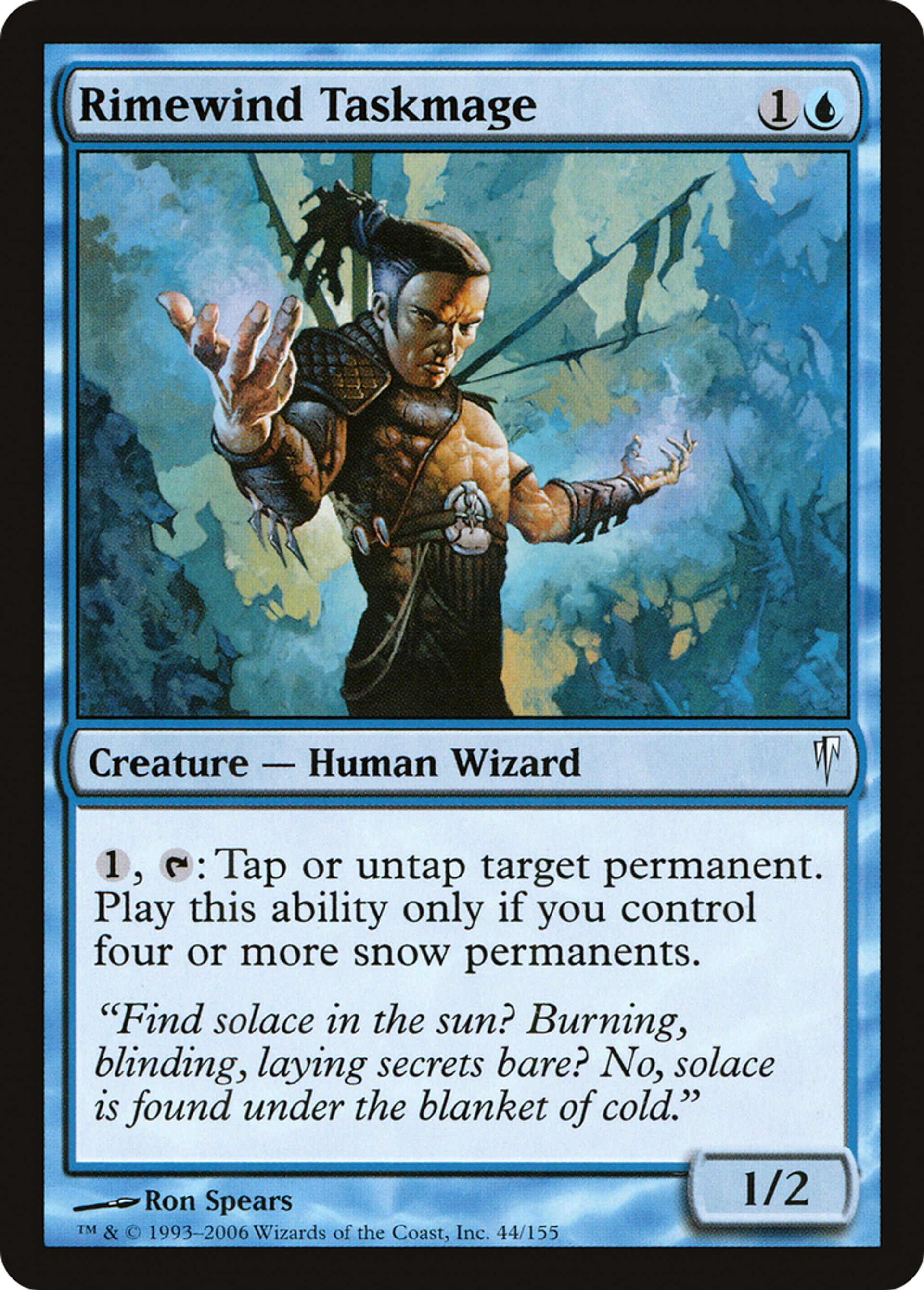 Rimewind Taskmage — Coldsnap — Magic: The Gathering