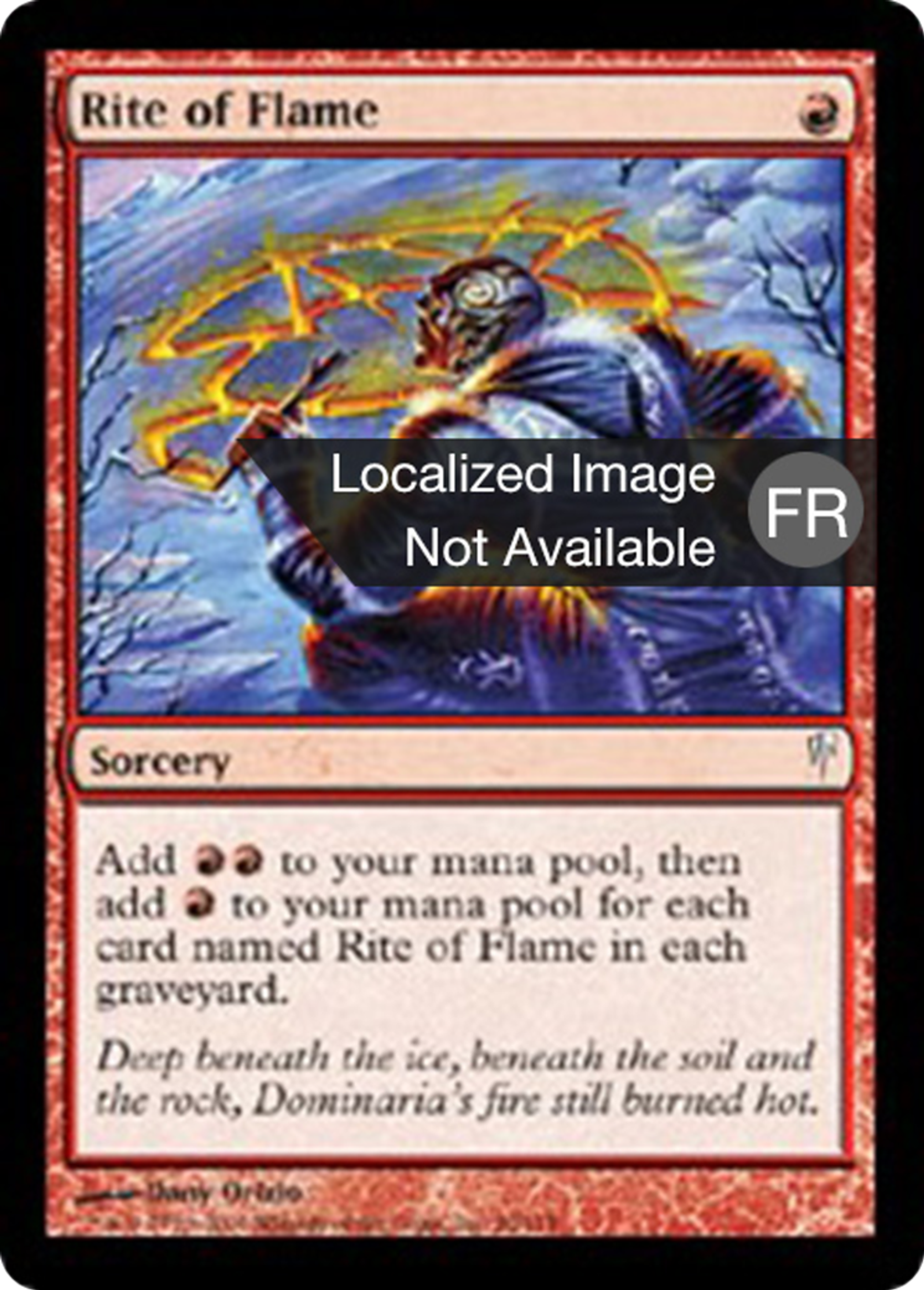 Rite de flammes — Coldsnap — Magic: The Gathering