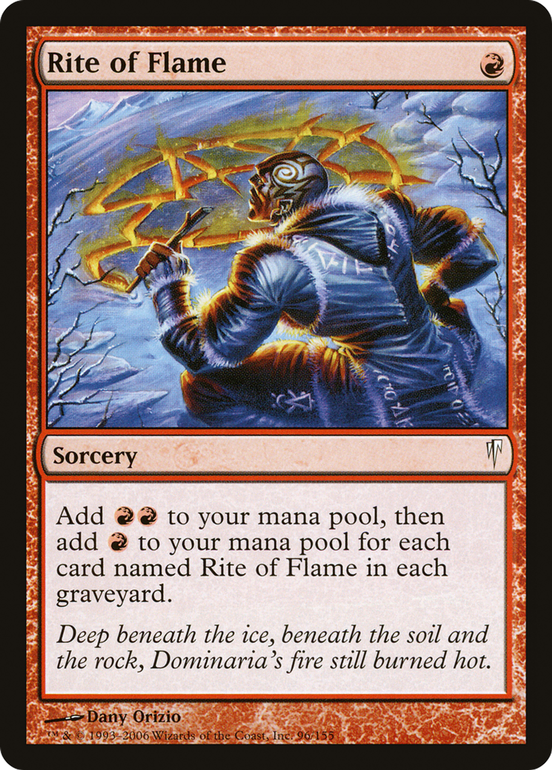 Rite of Flame — Coldsnap — Magic: The Gathering