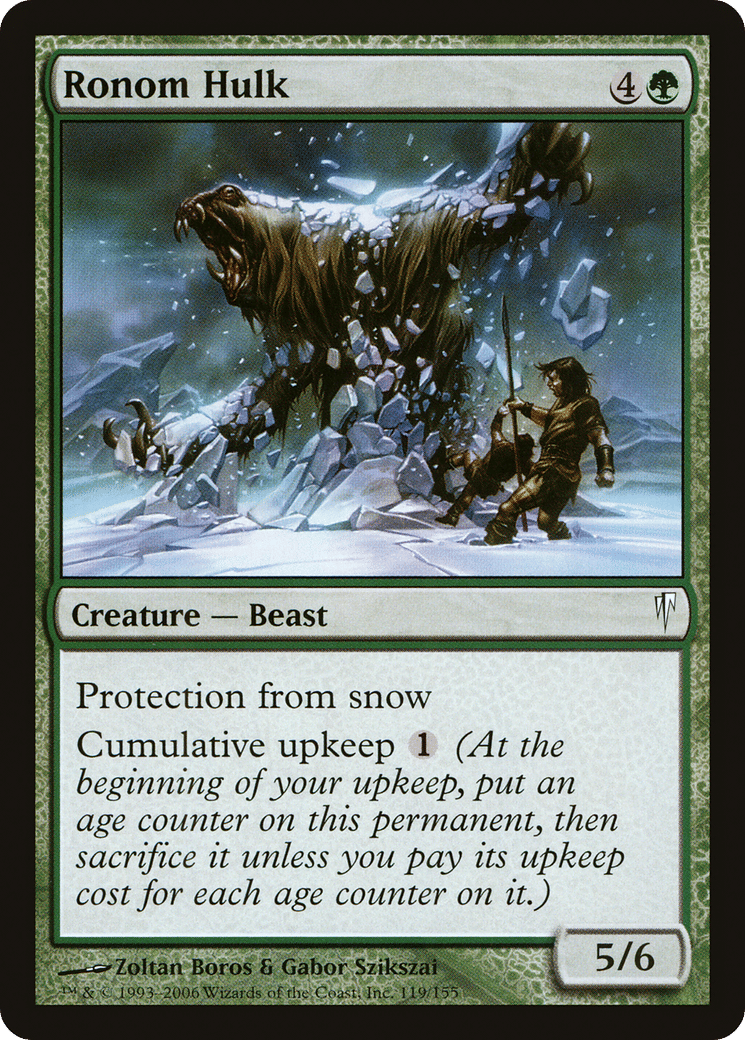 Carcasse de Ronom — Coldsnap — Magic: The Gathering