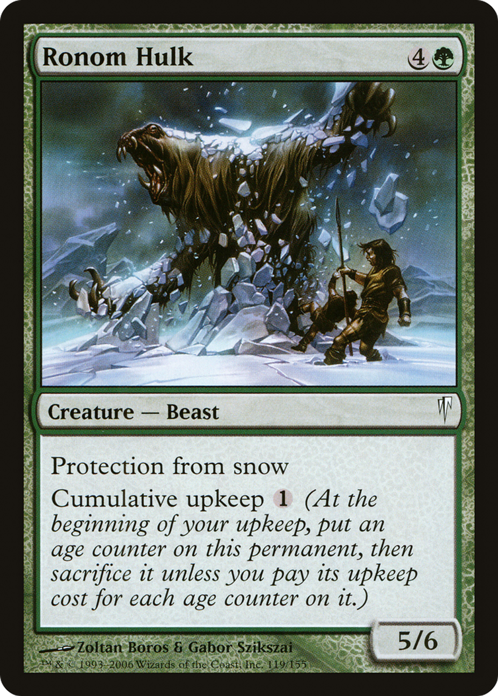 Ronom Hulk — Coldsnap — Magic: The Gathering