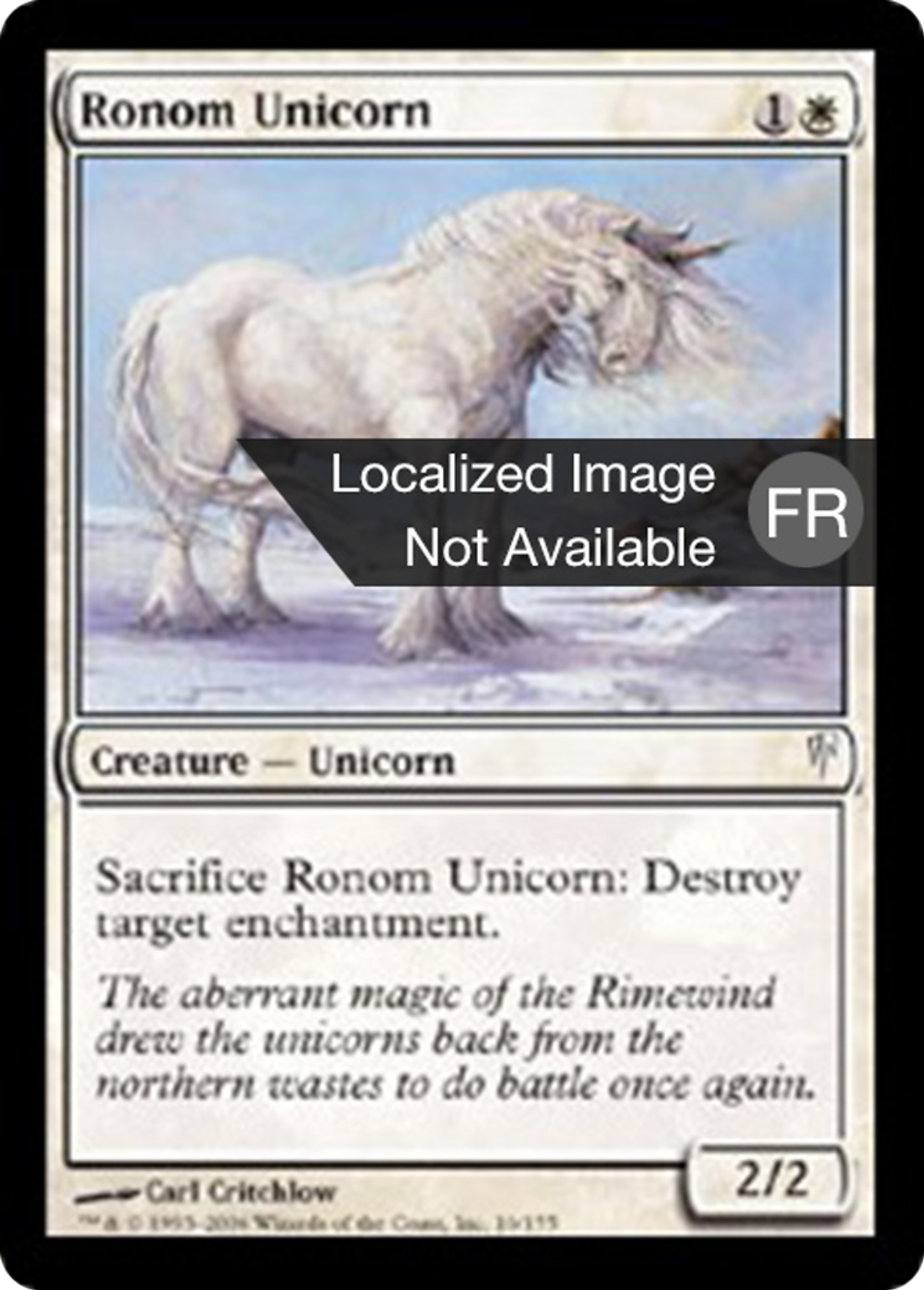 Licorne de Ronom — Coldsnap — Magic: The Gathering