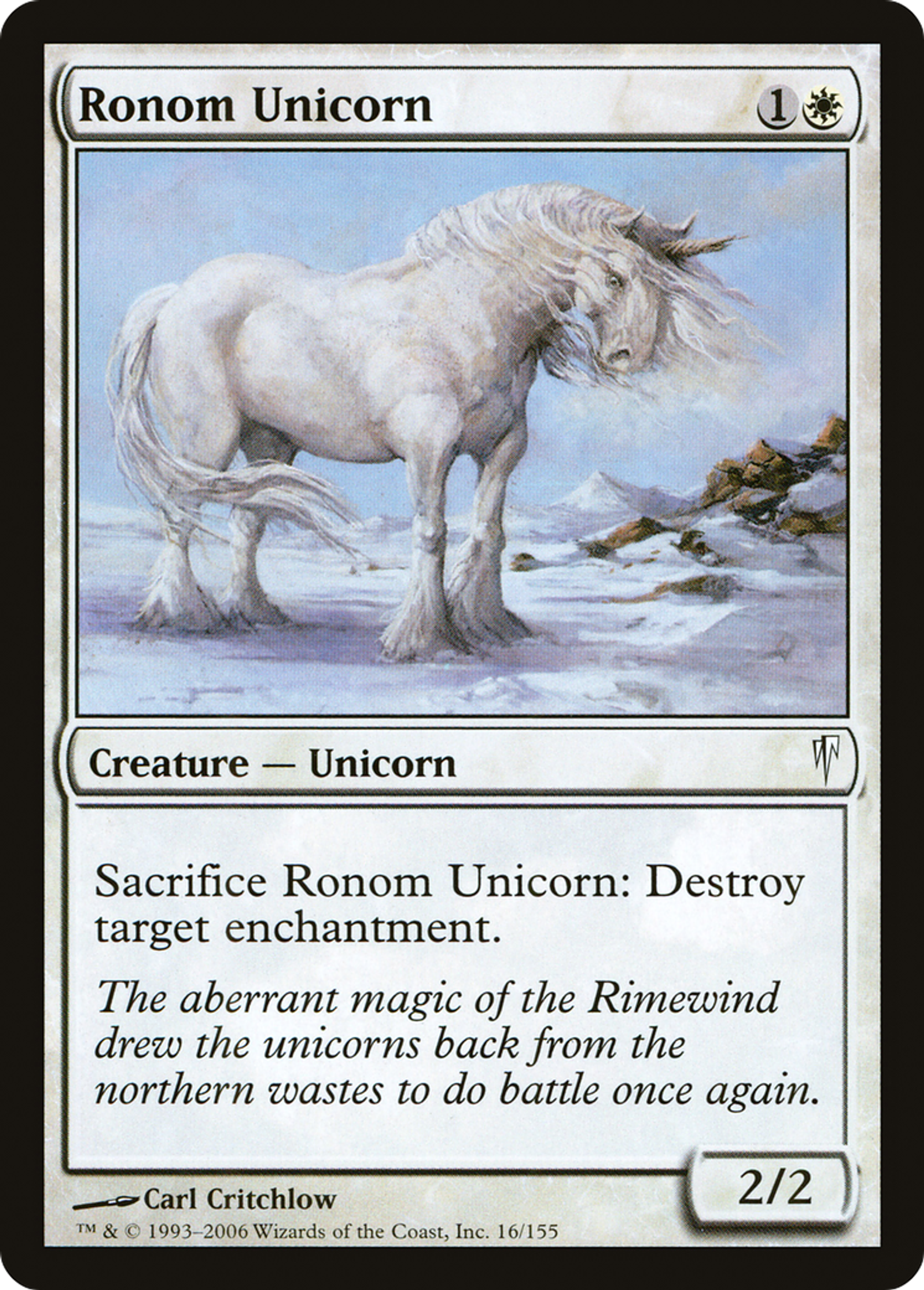 Ronom Unicorn — Coldsnap — Magic: The Gathering