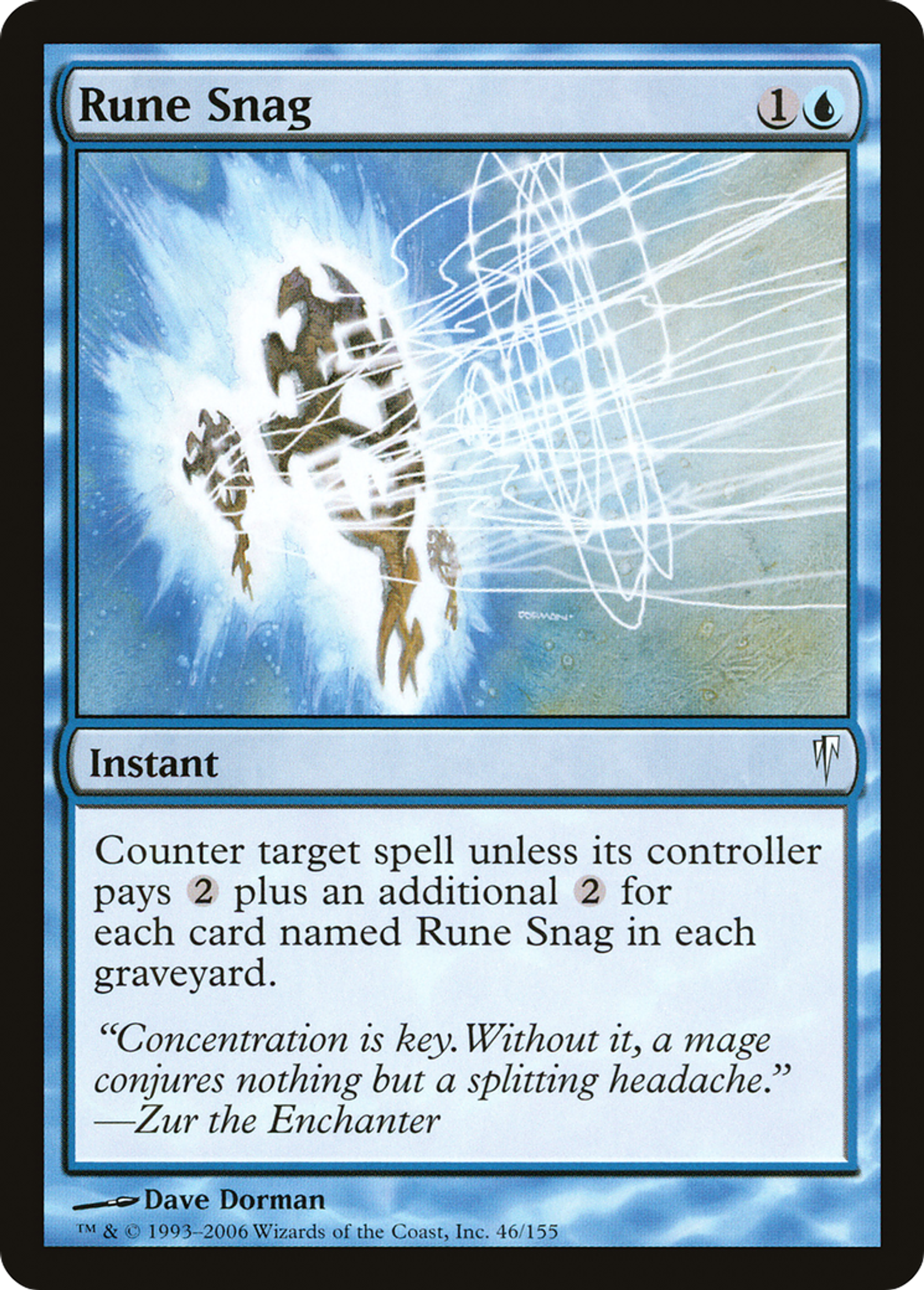Rune Snag — Coldsnap — Magic: The Gathering