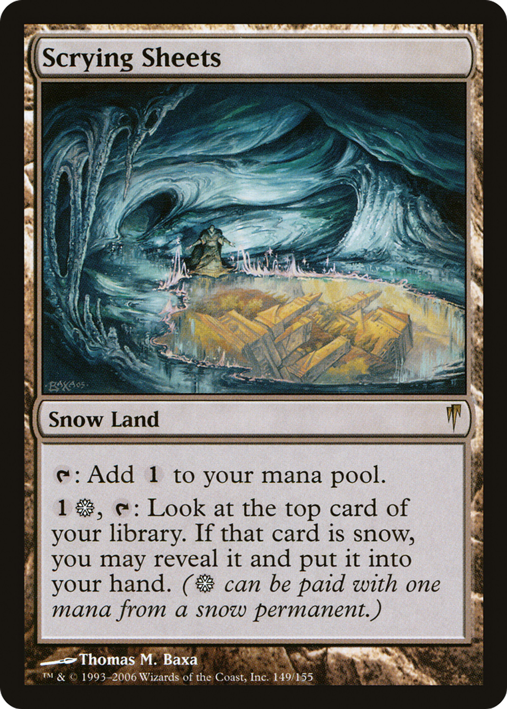 Scrying Sheets — Coldsnap — Magic: The Gathering