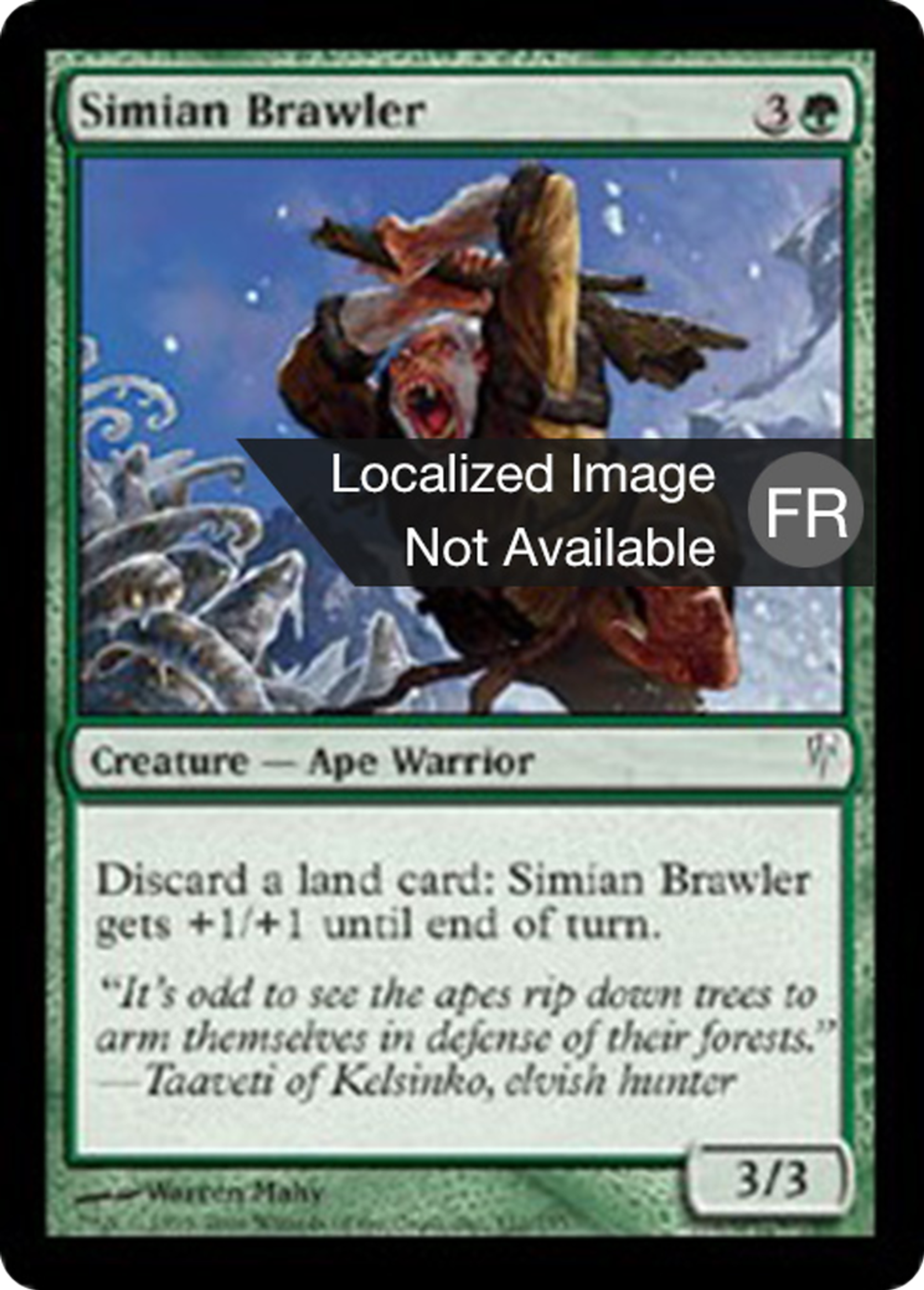 Bagarreur simiesque — Coldsnap — Magic: The Gathering