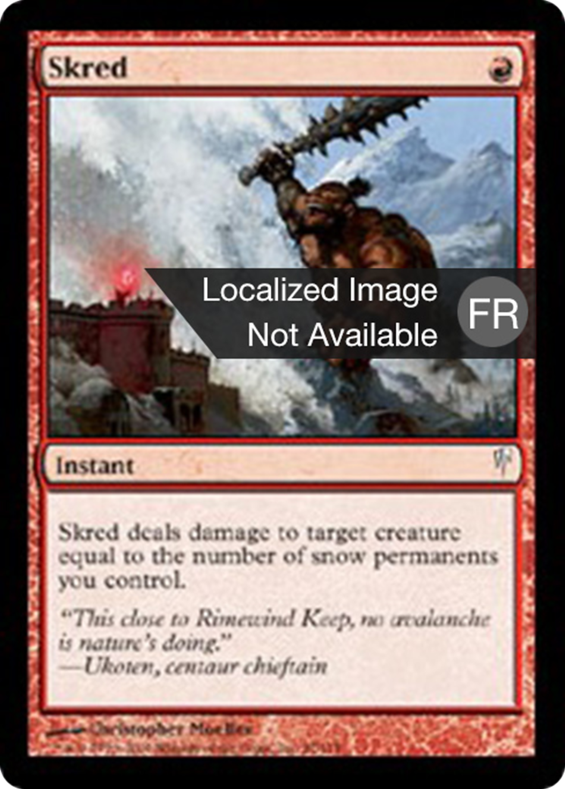 Skred — Coldsnap — Magic: The Gathering