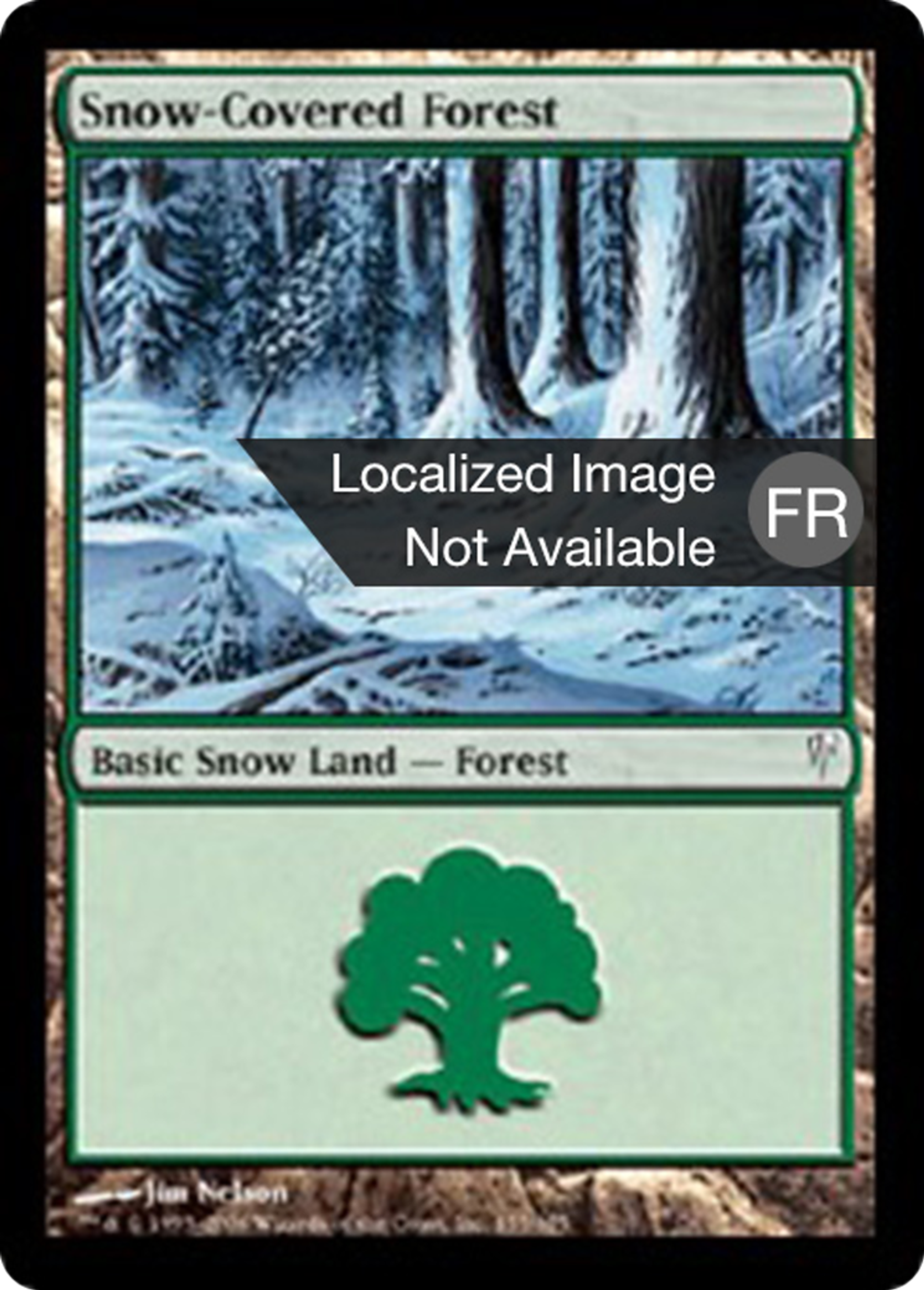 Forêt enneigée — Coldsnap — Magic: The Gathering