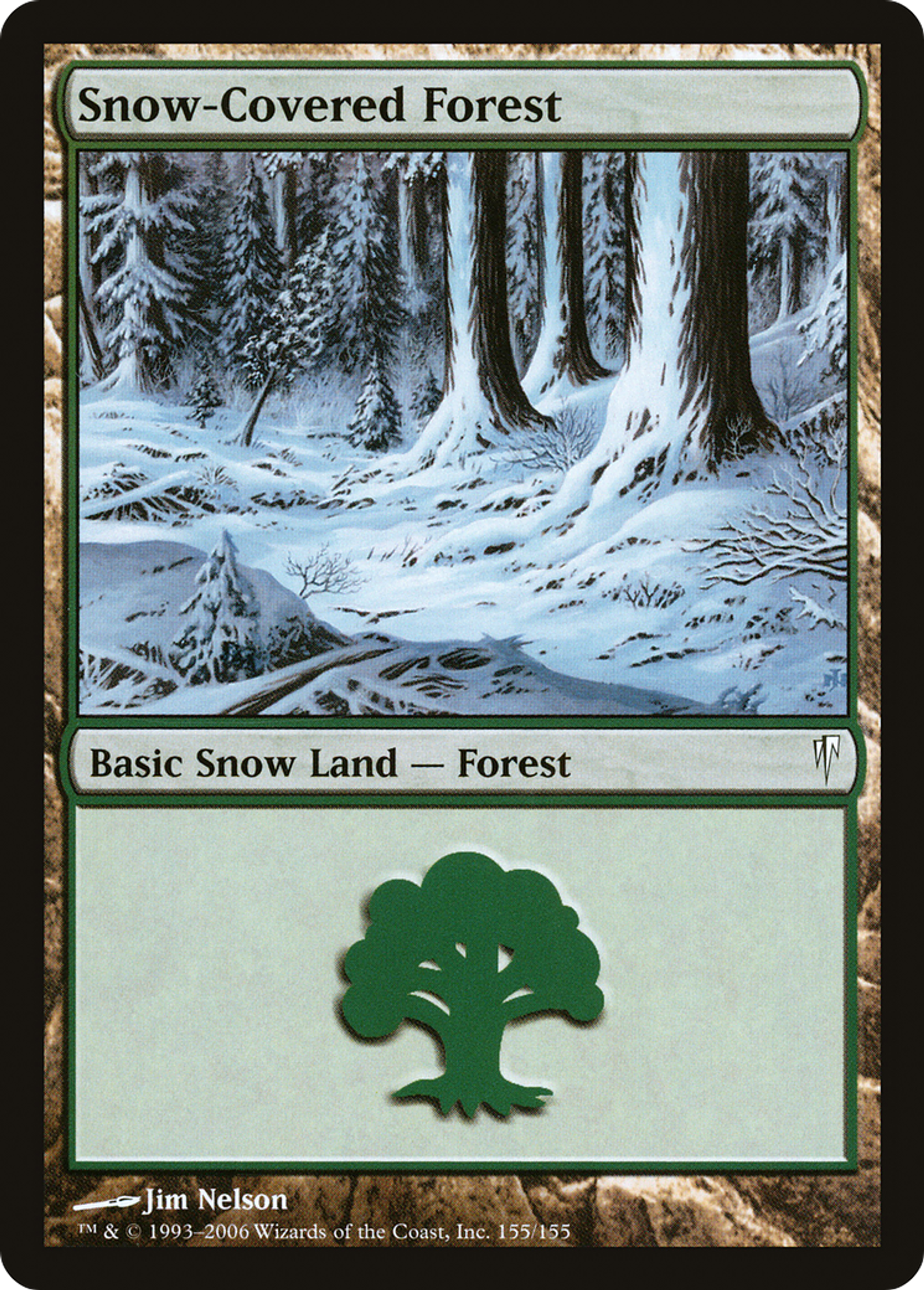 Snow-Covered Forest — Coldsnap — Magic: The Gathering