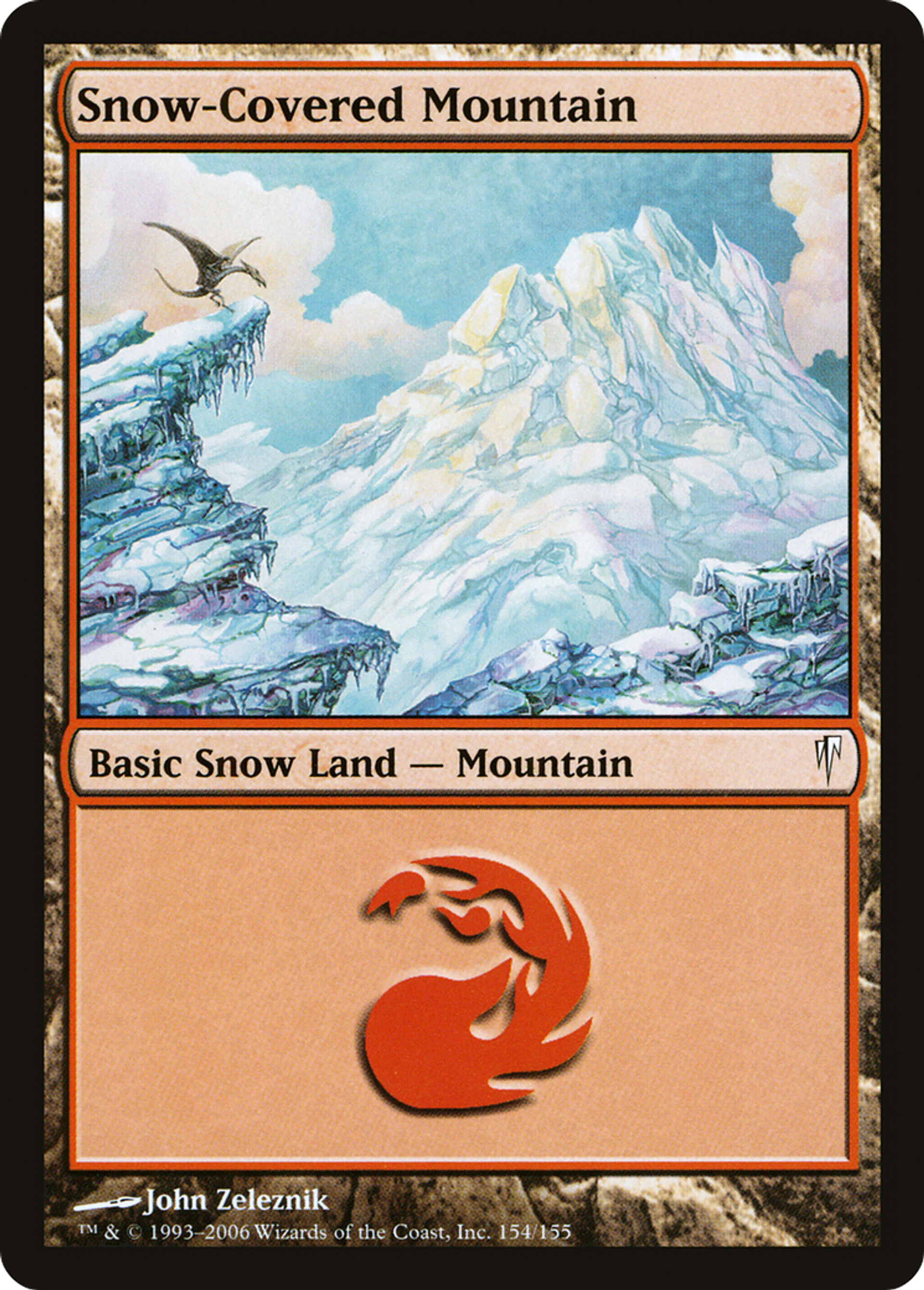 Snow-Covered Mountain — Coldsnap — Magic: The Gathering