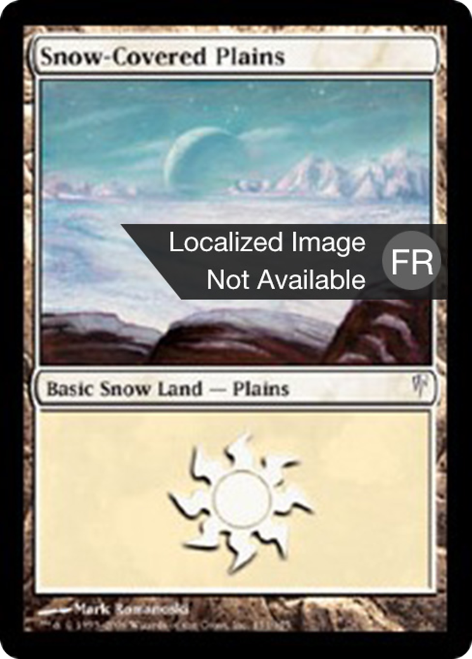 Plaine enneigée — Coldsnap — Magic: The Gathering