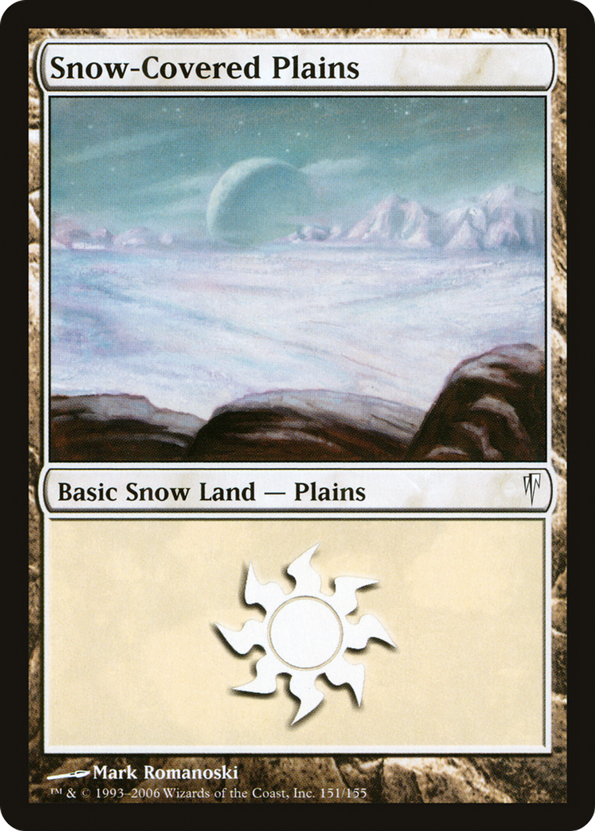 Snow-Covered Plains — Coldsnap — Magic: The Gathering