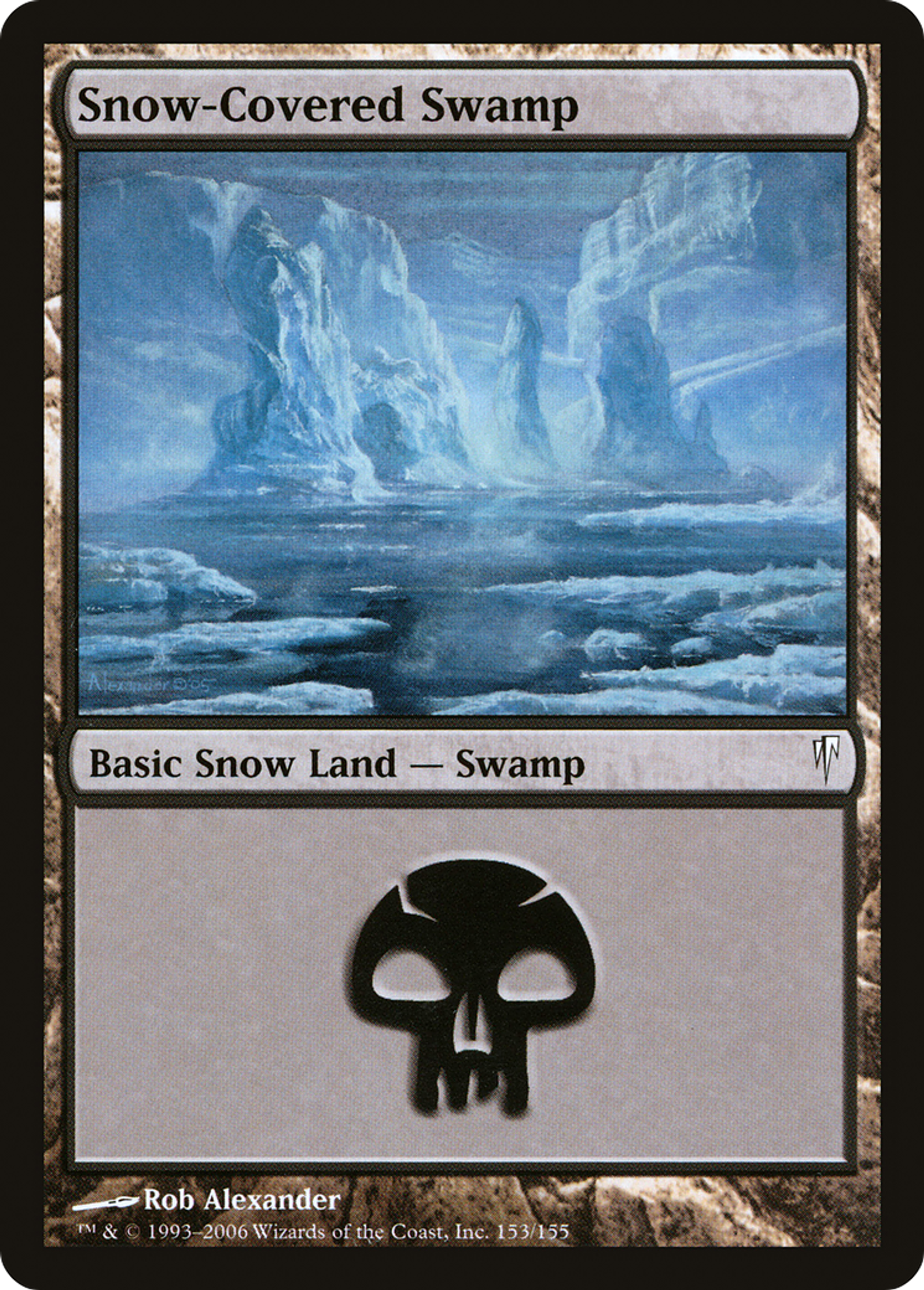 Snow-Covered Swamp — Coldsnap — Magic: The Gathering