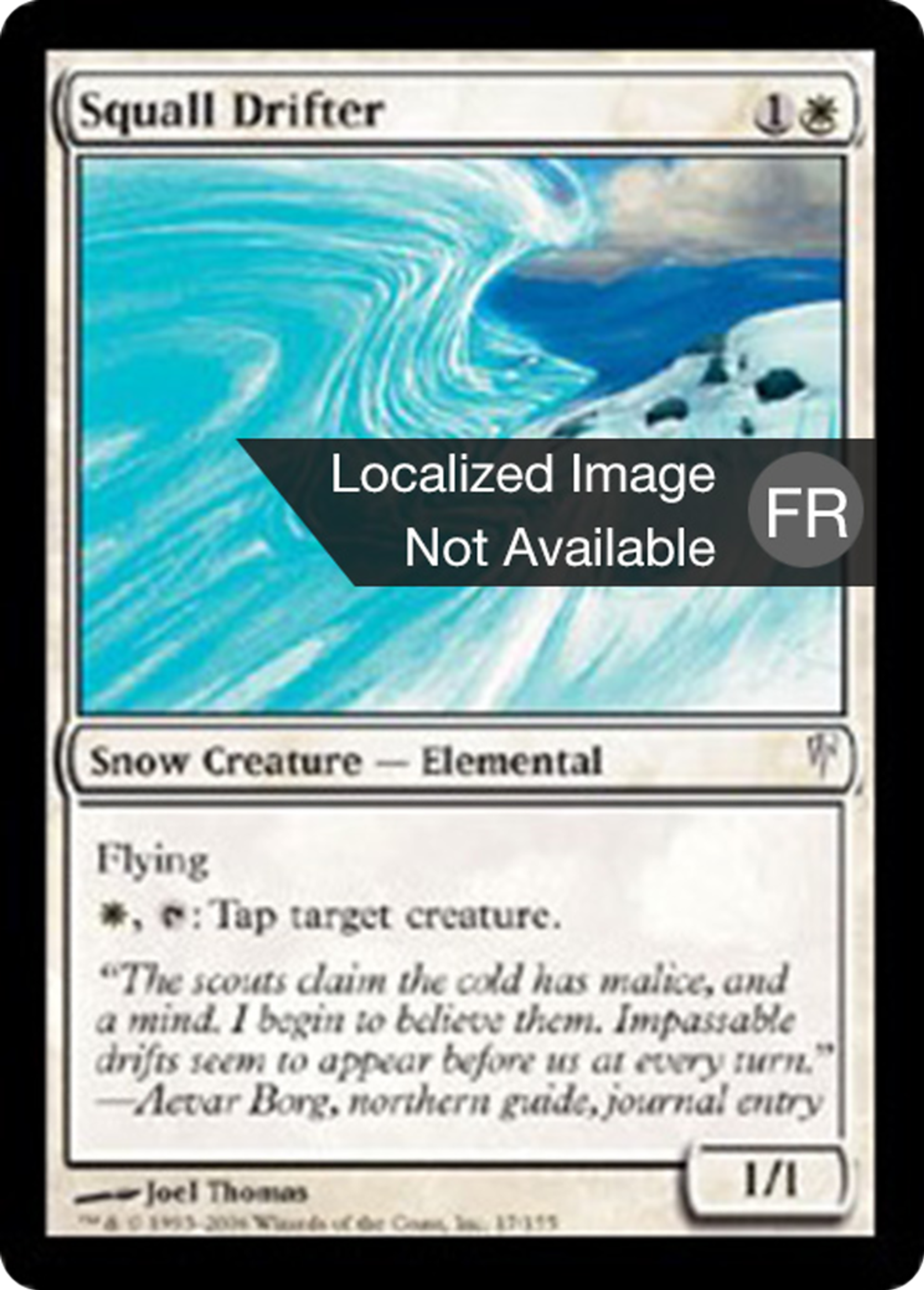 Dériveur des bourrasques — Coldsnap — Magic: The Gathering