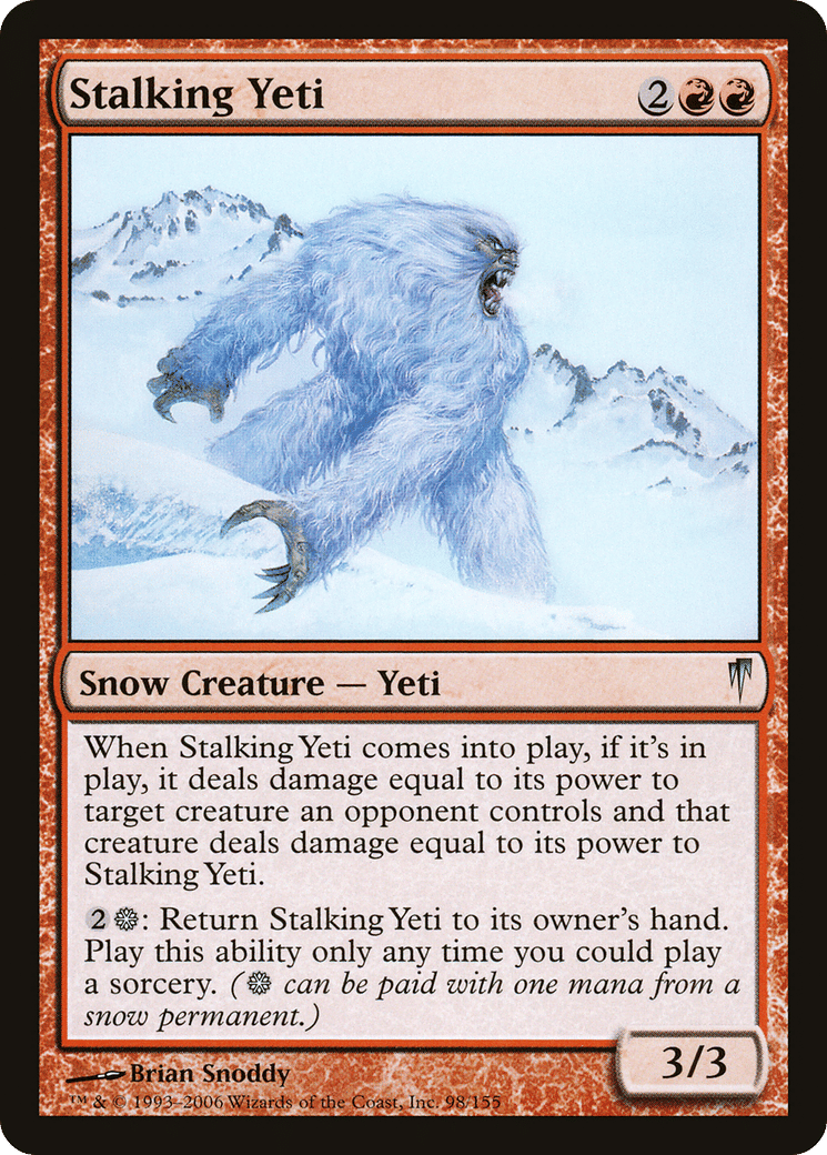 Stalking Yeti — Coldsnap — Magic: The Gathering