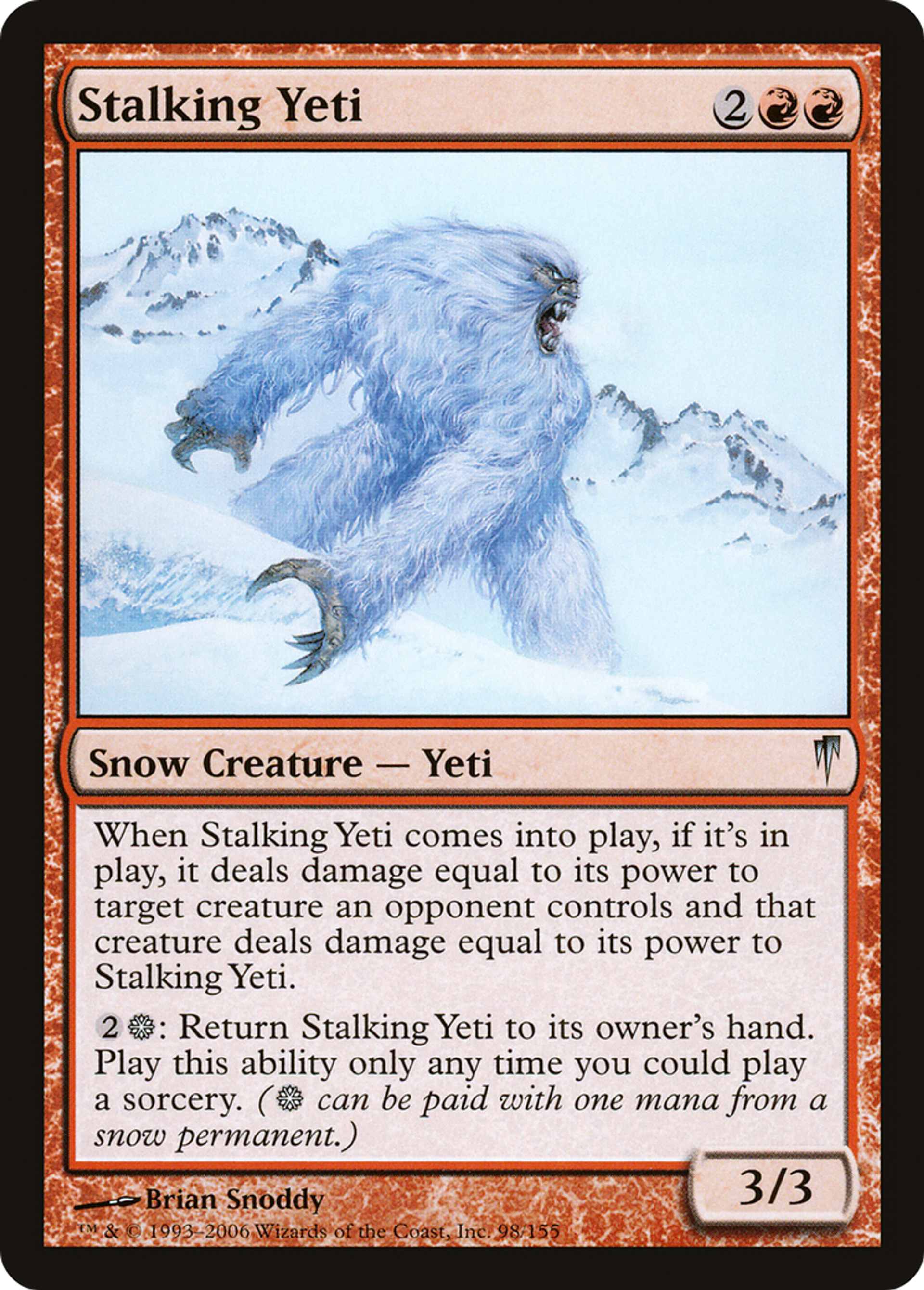 Stalking Yeti — Coldsnap — Magic: The Gathering