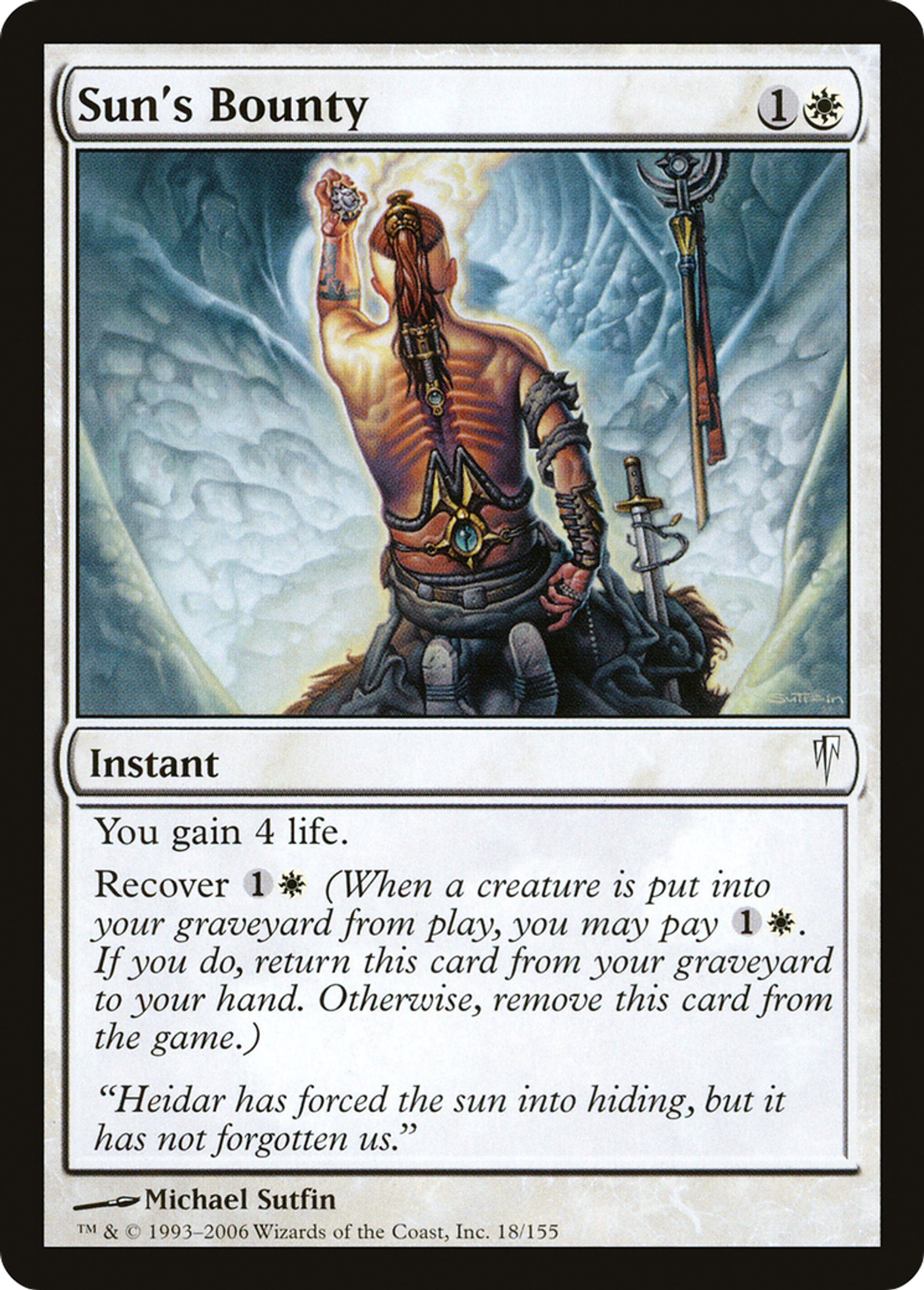Sun's Bounty — Coldsnap — Magic: The Gathering
