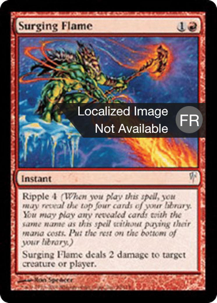 Flamme tumultueuse — Coldsnap — Magic: The Gathering