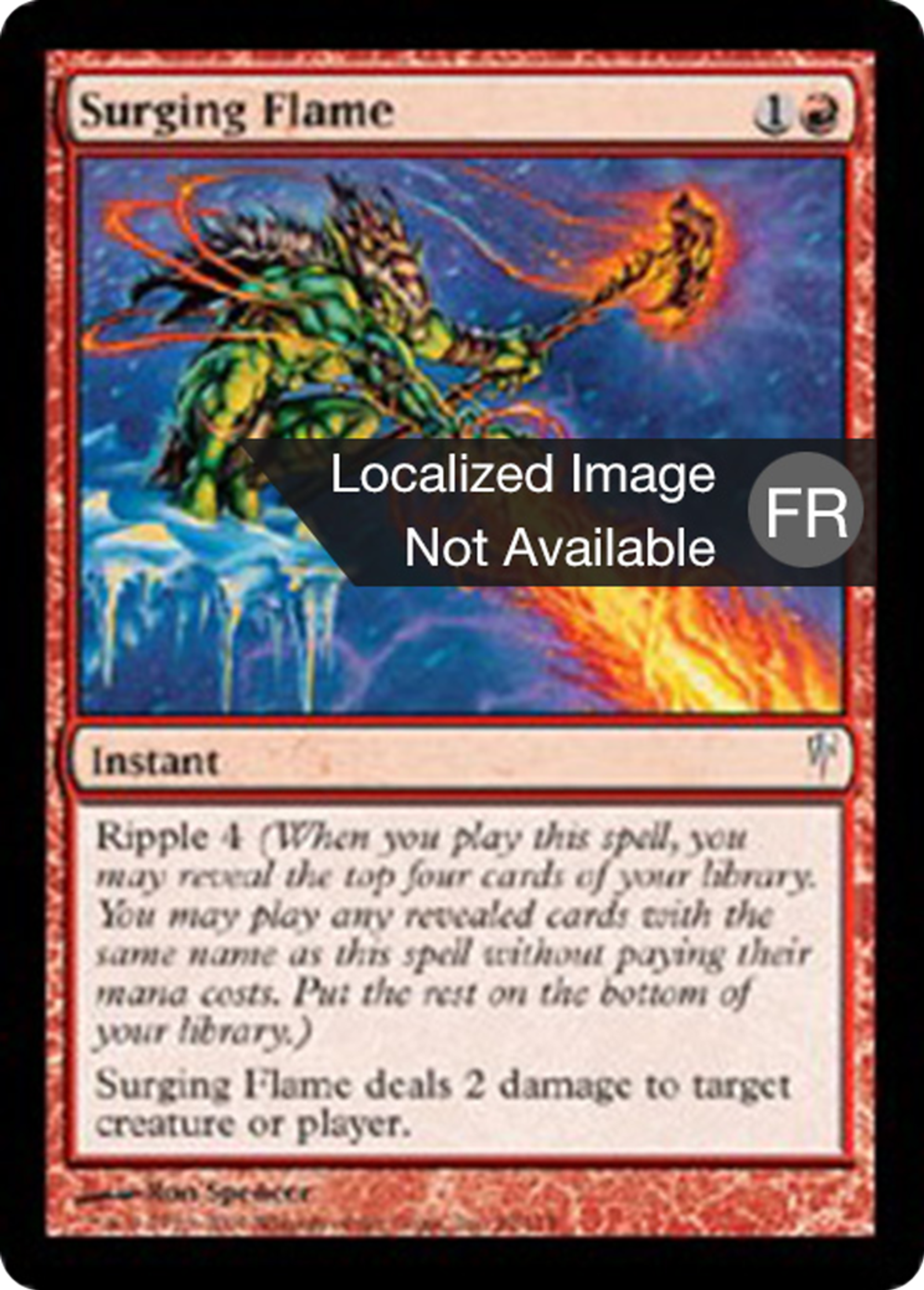 Flamme tumultueuse — Coldsnap — Magic: The Gathering