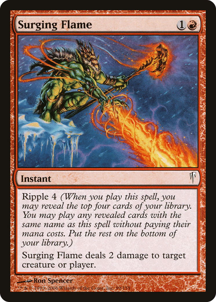 Surging Flame — Coldsnap — Magic: The Gathering