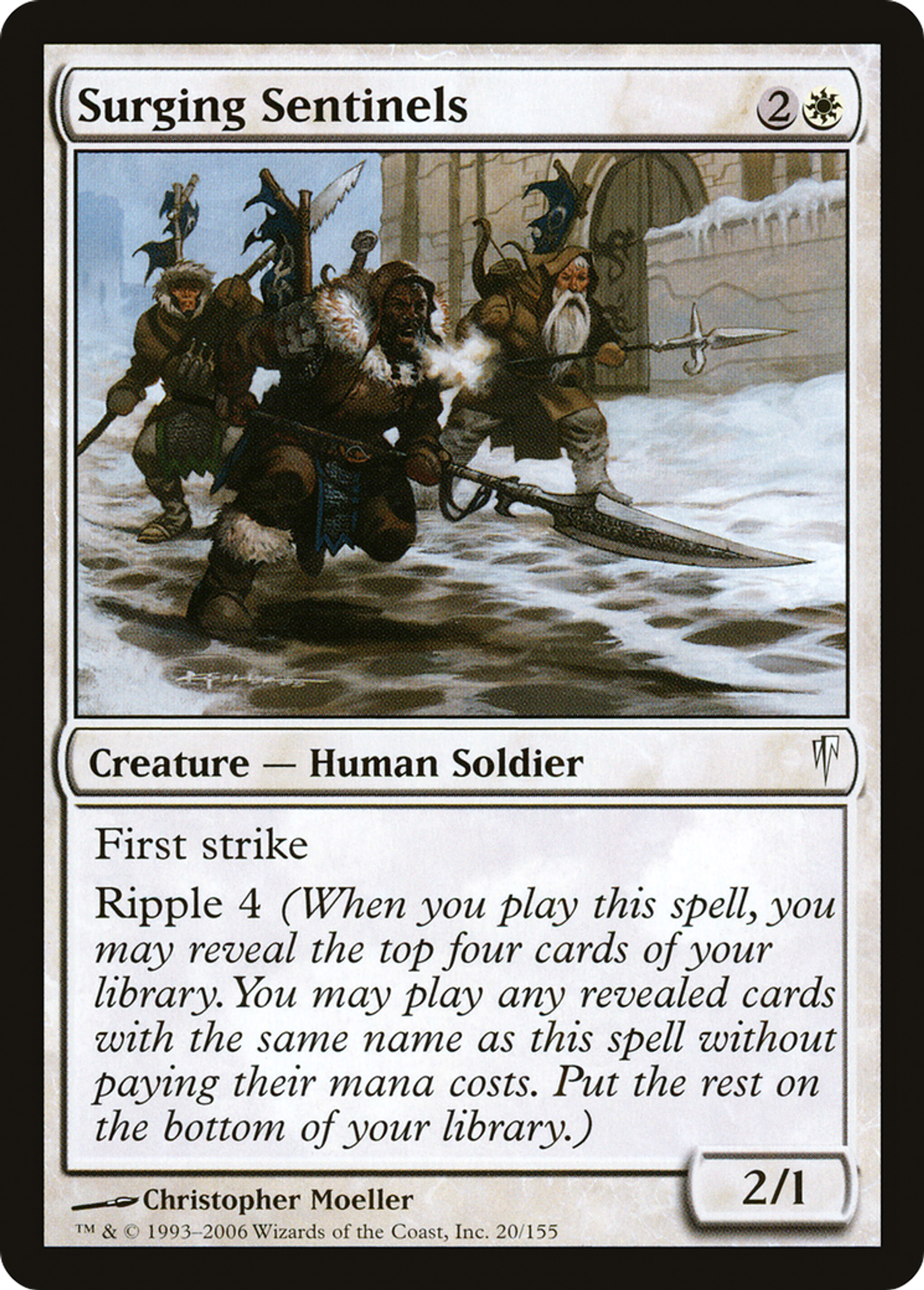 Surging Sentinels — Coldsnap — Magic: The Gathering