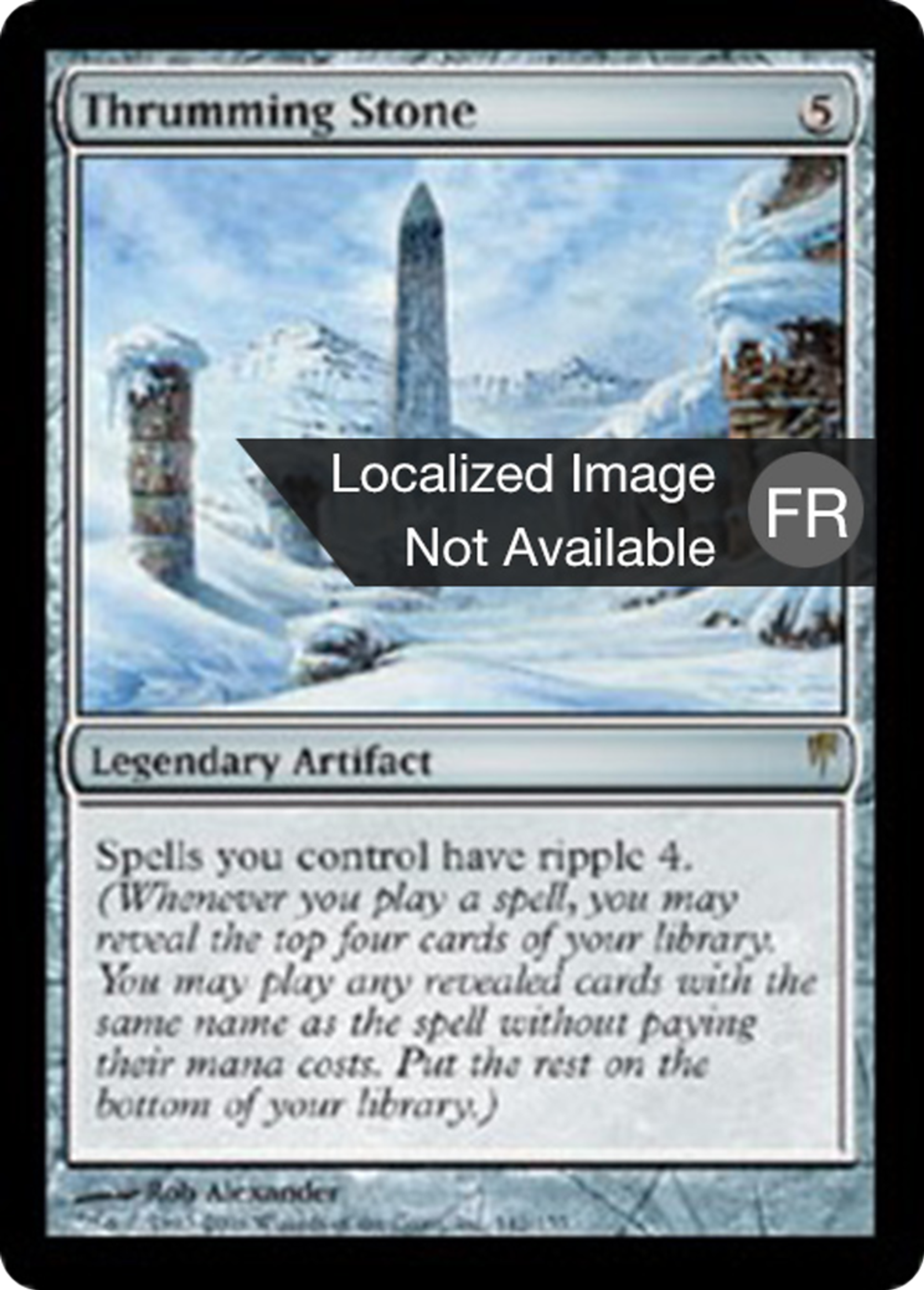 Pierre psalmodique — Coldsnap — Magic: The Gathering