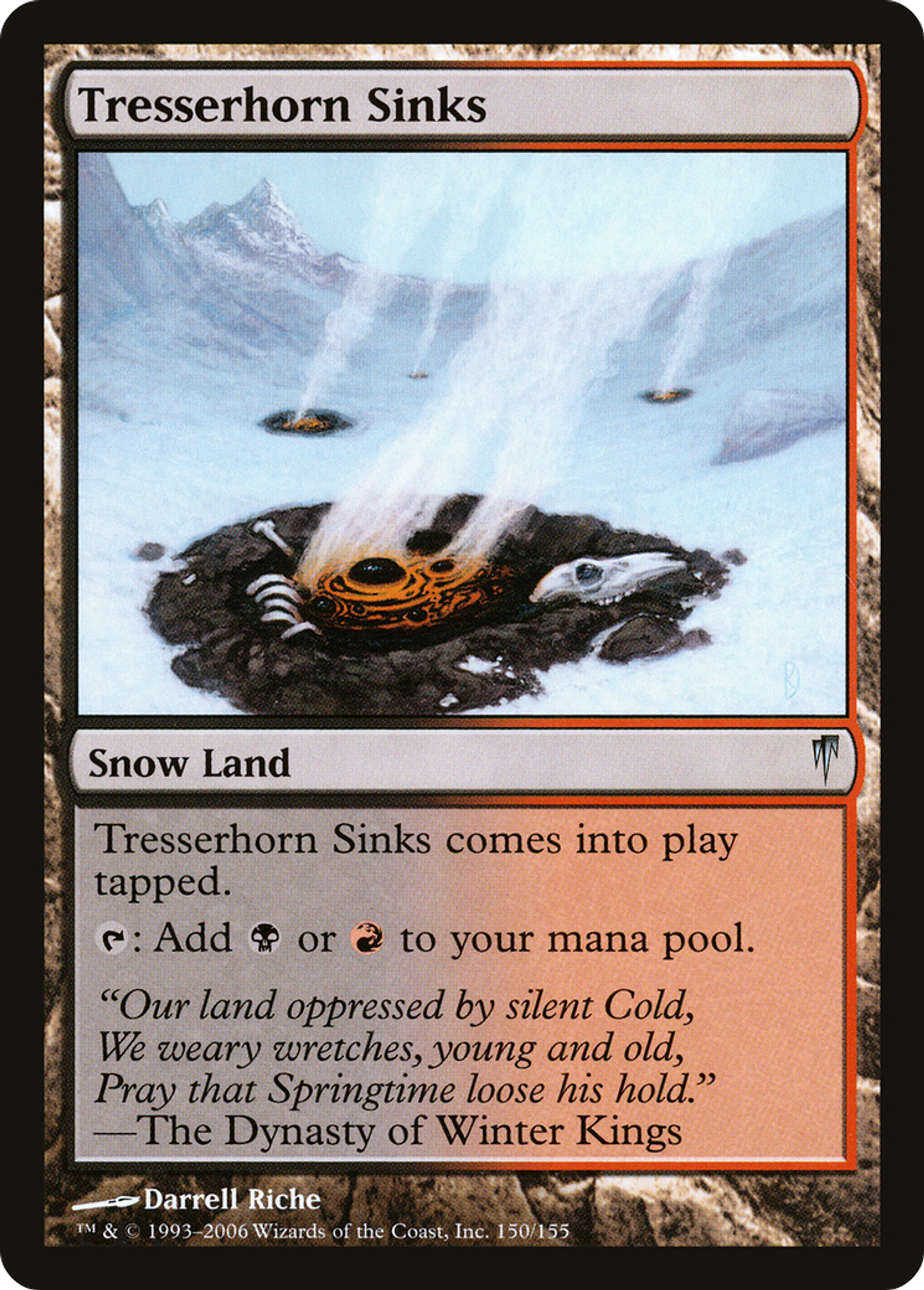 Tresserhorn Sinks — Coldsnap — Magic: The Gathering