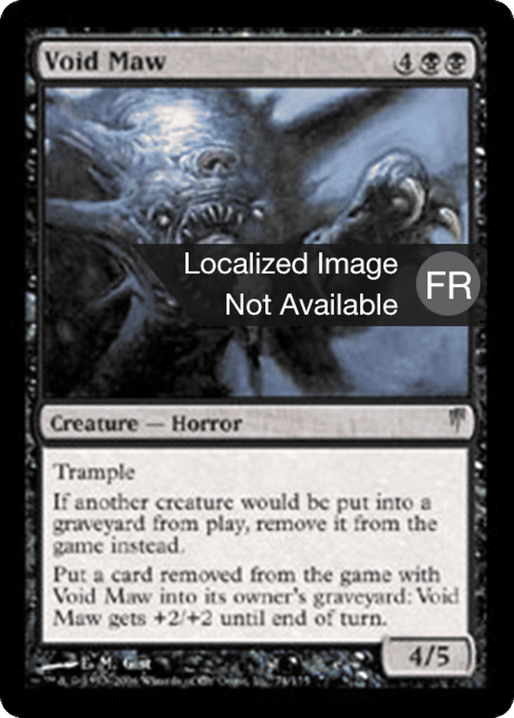 Gueule du néant — Coldsnap — Magic: The Gathering