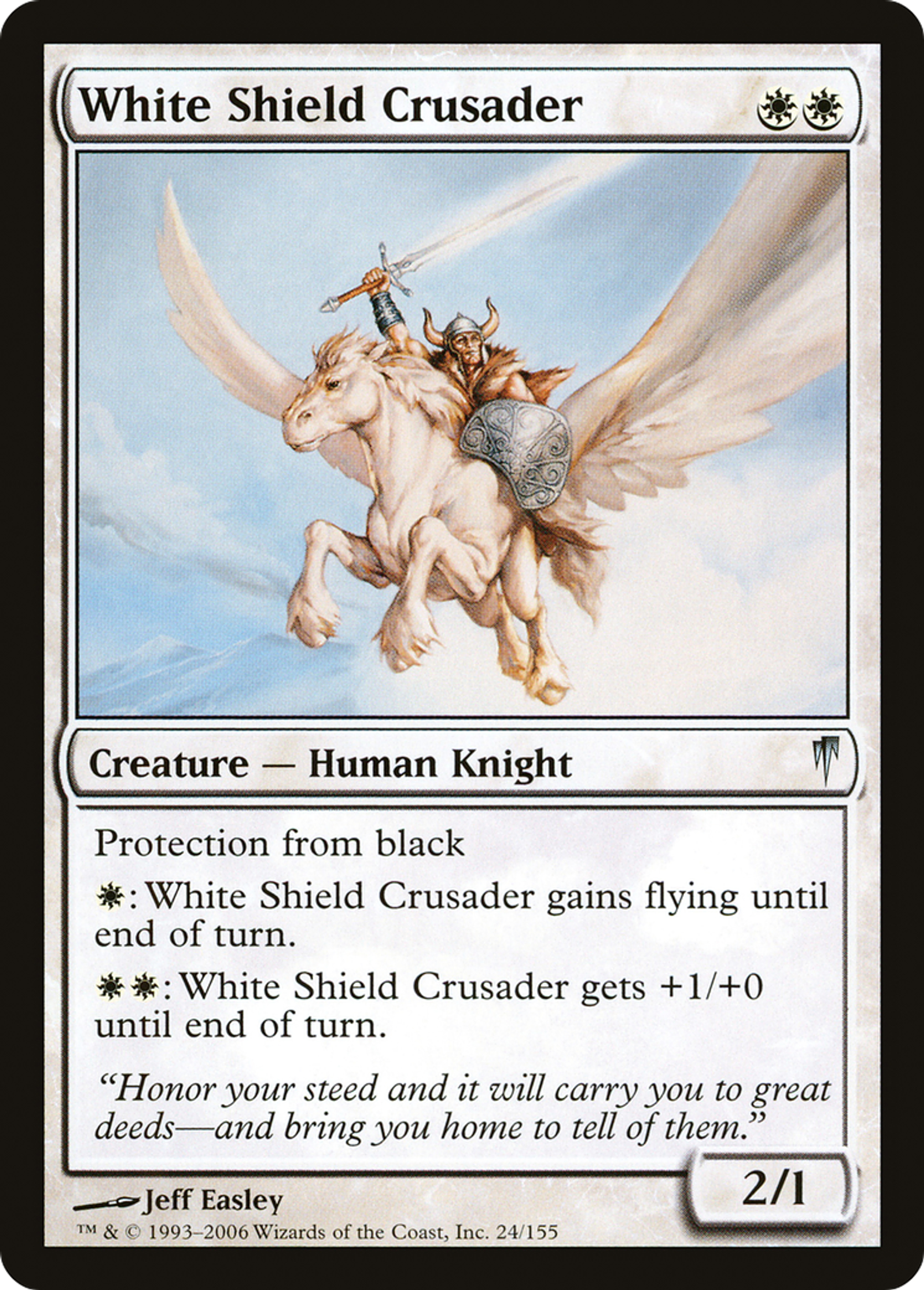 White Shield Crusader — Coldsnap — Magic: The Gathering