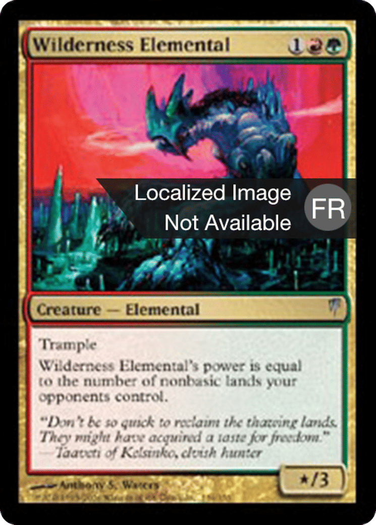 Élémental des régions reculées — Coldsnap — Magic: The Gathering