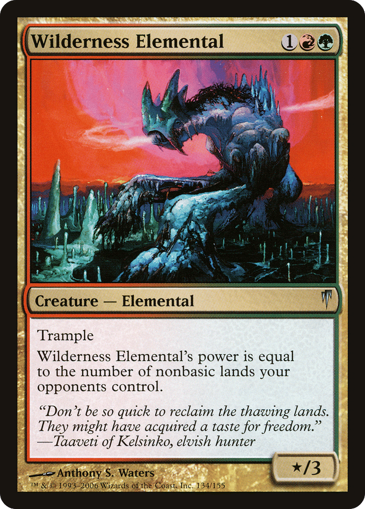 Wilderness Elemental — Coldsnap — Magic: The Gathering