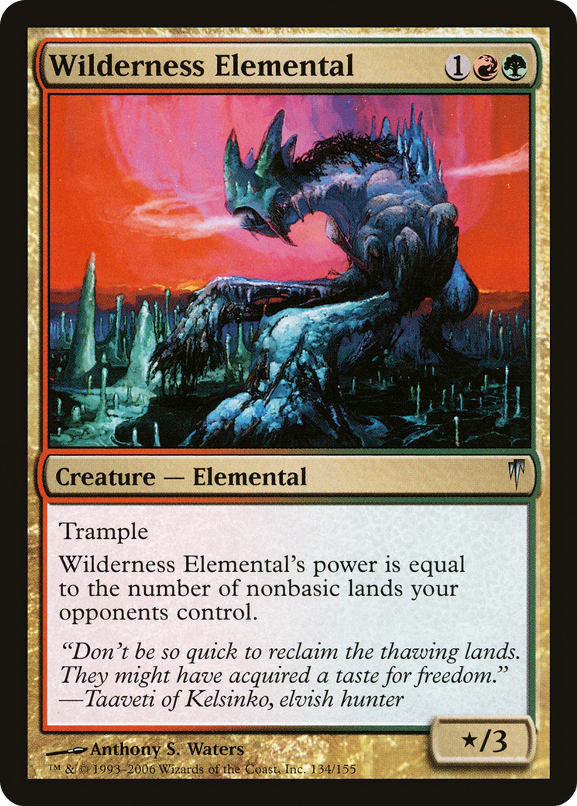 Wilderness Elemental — Coldsnap — Magic: The Gathering