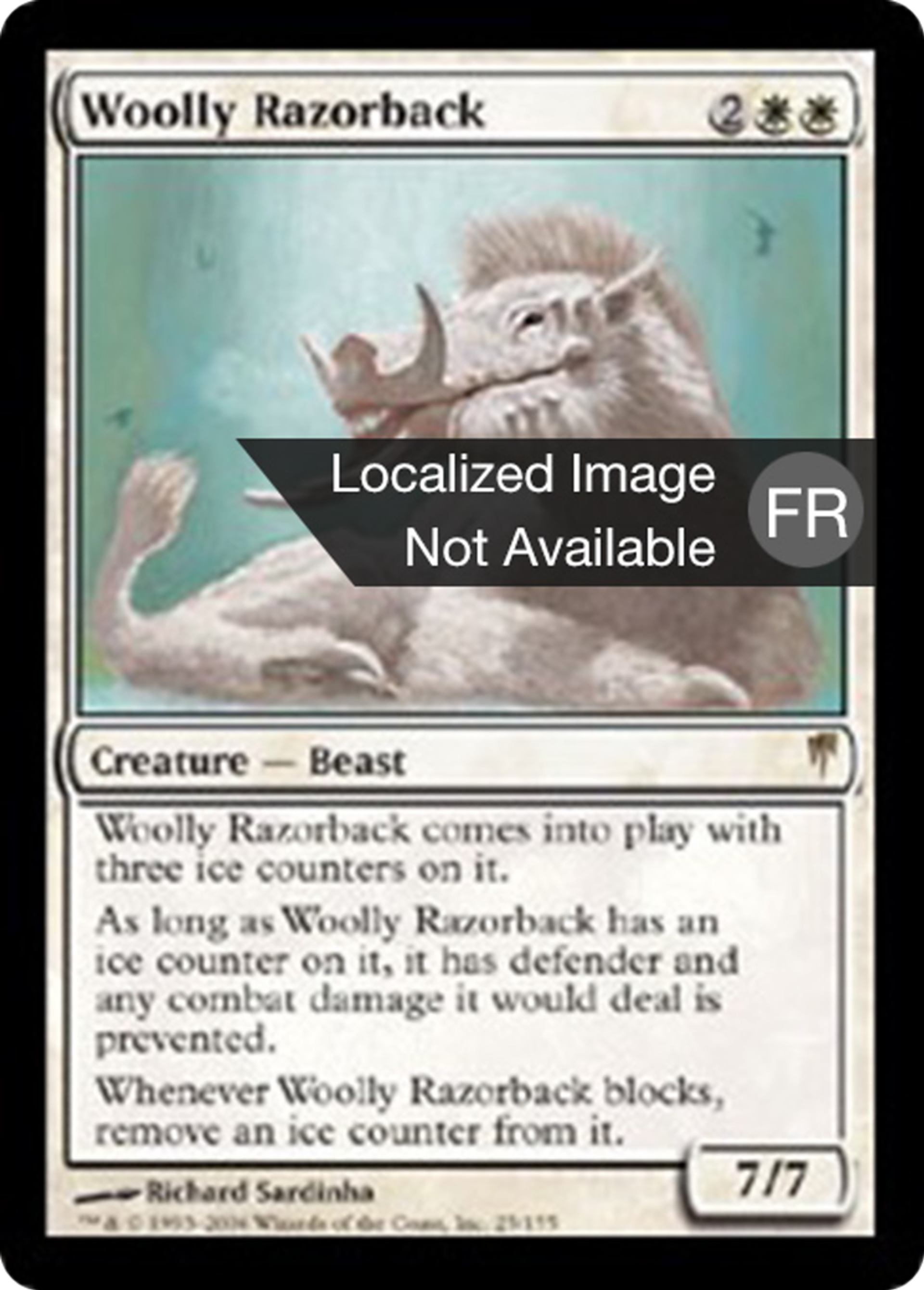 Sanglier laineux — Coldsnap — Magic: The Gathering